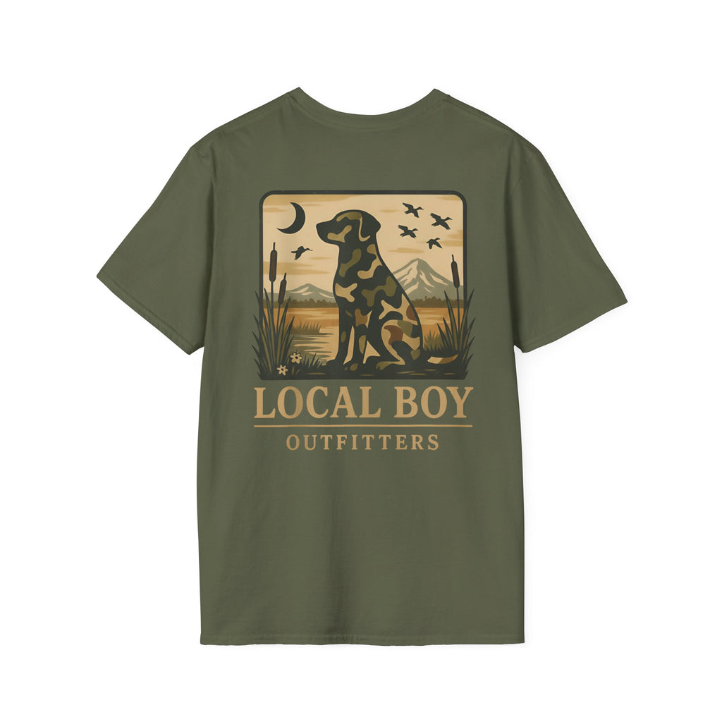 Local Boy Retriever T-Shirt — Vintage Dog Graphic Tee for Dog Lovers