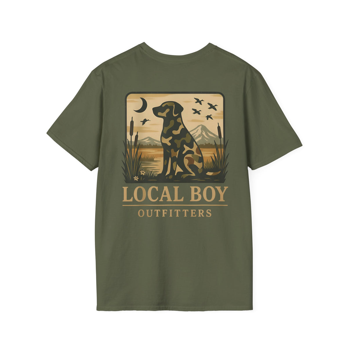Local Boy Retriever T-Shirt — Vintage Dog Graphic Tee for Dog Lovers