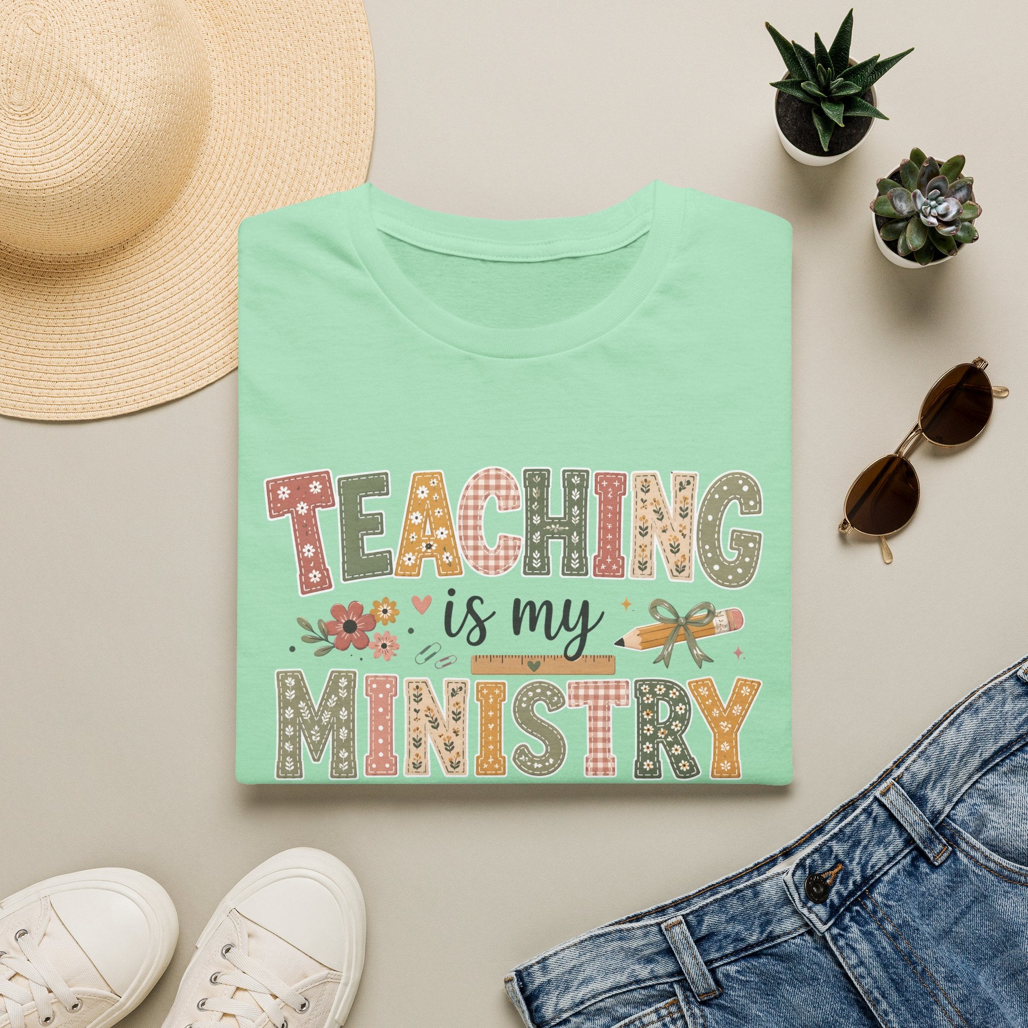 Teaching Is My Ministry T-Shirt — Faith-Based Teacher Gift