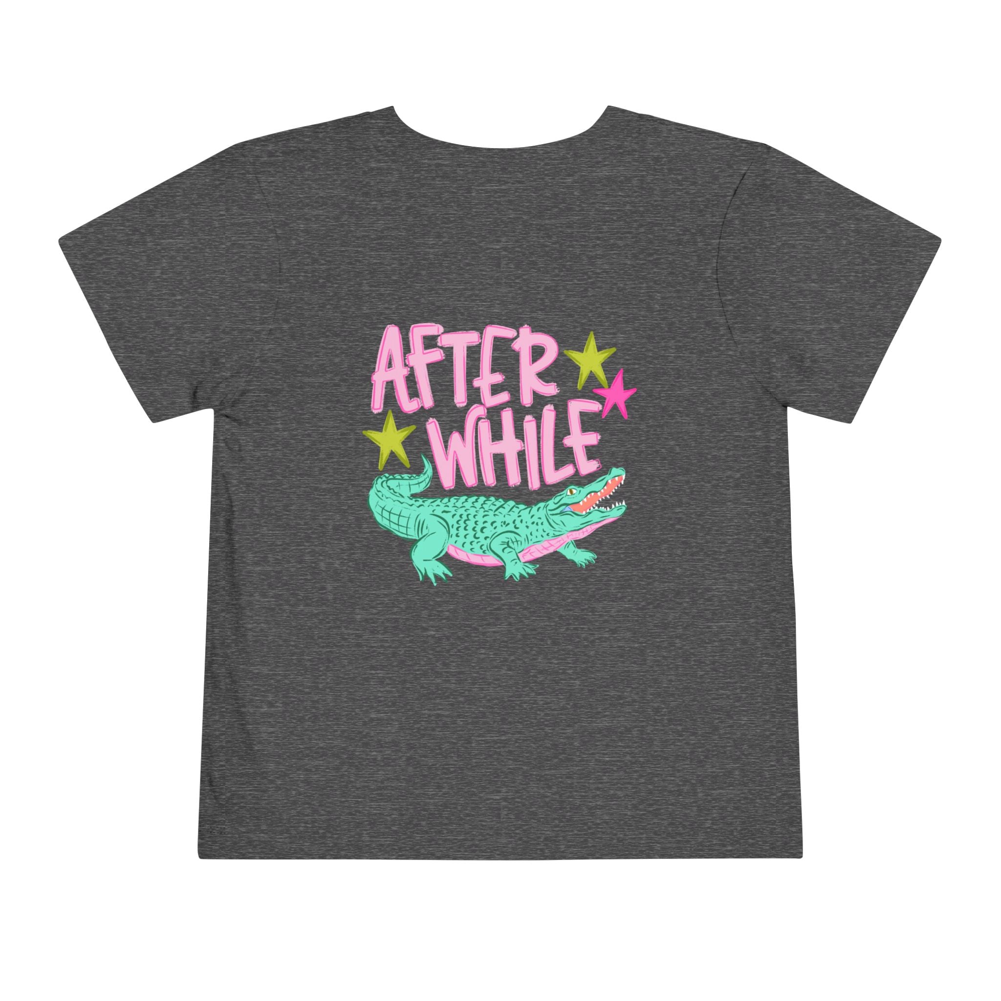 Toddler Tee — 'Later/After While' Cute Crocodile Graphic Shirt