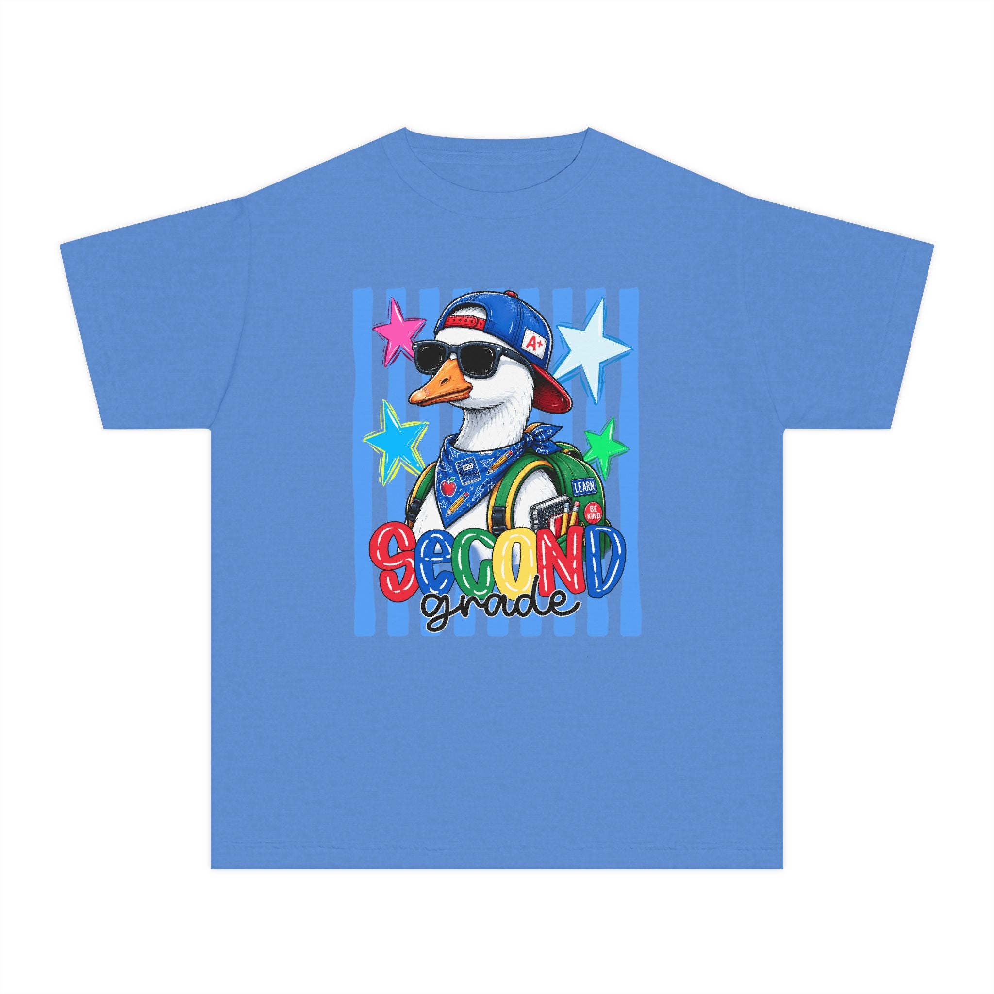 Second Grade' Cool Boy Duck Back-to-School Shirt