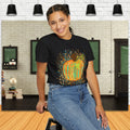 Paint-Splash Pumpkin T-Shirt — Colorful Fall Halloween Tee