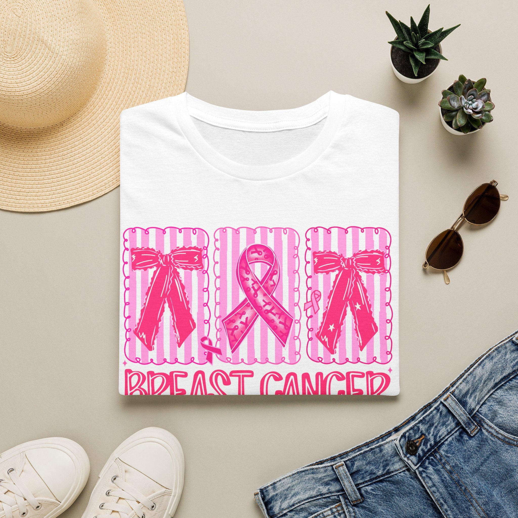 Breast Cancer Awareness T-Shirt — Pink Ribbon Support Tee