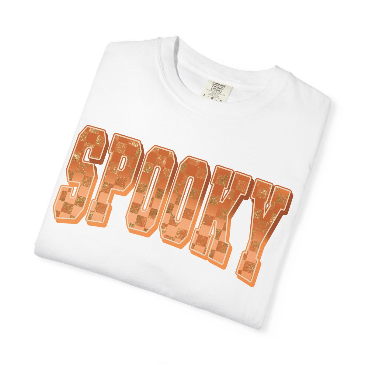 Spooky Pumpkin Check T-Shirt
