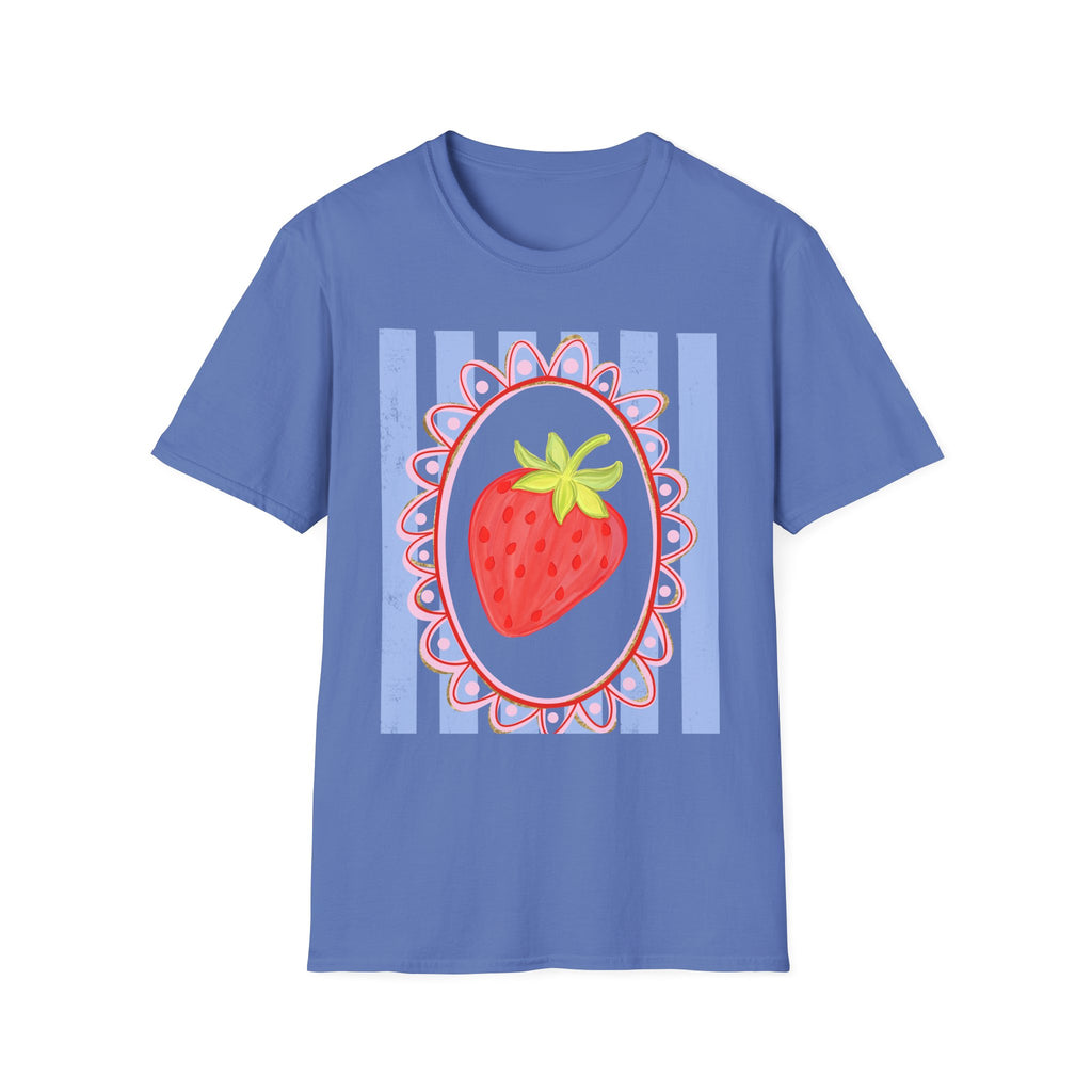 Strawberry with Frame - Gildan Soft Style