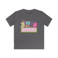 Kids T‑Shirt — Cute Picnic Snack Cartoon Bottle, Juice & Shades Design