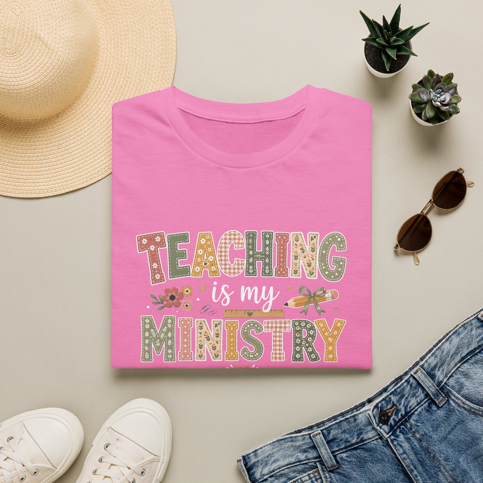 Teaching Is My Ministry T-Shirt — Christian Teacher Gifts, Faith-Based Classroom Tee