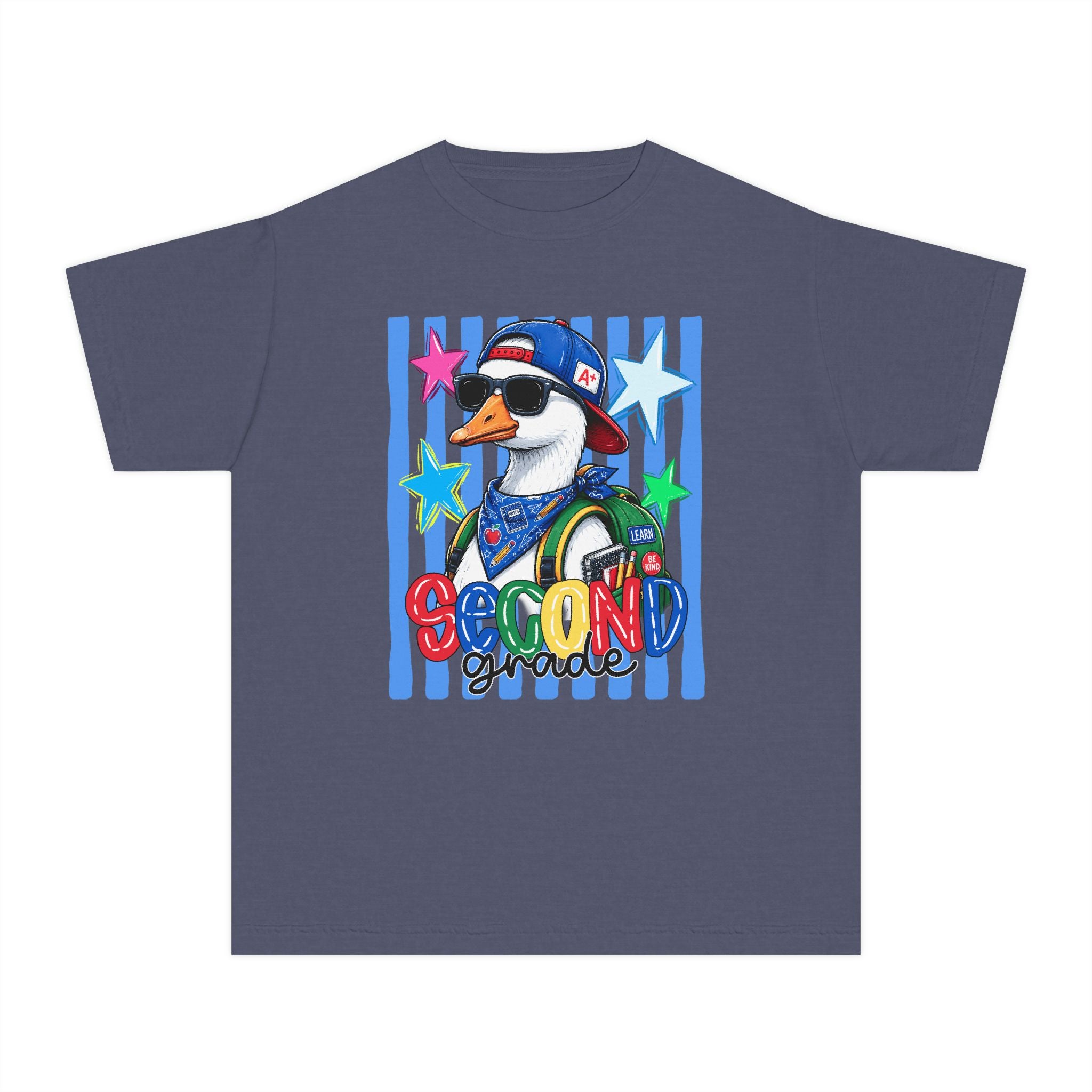 Second Grade' Cool Boy Duck Back-to-School Shirt