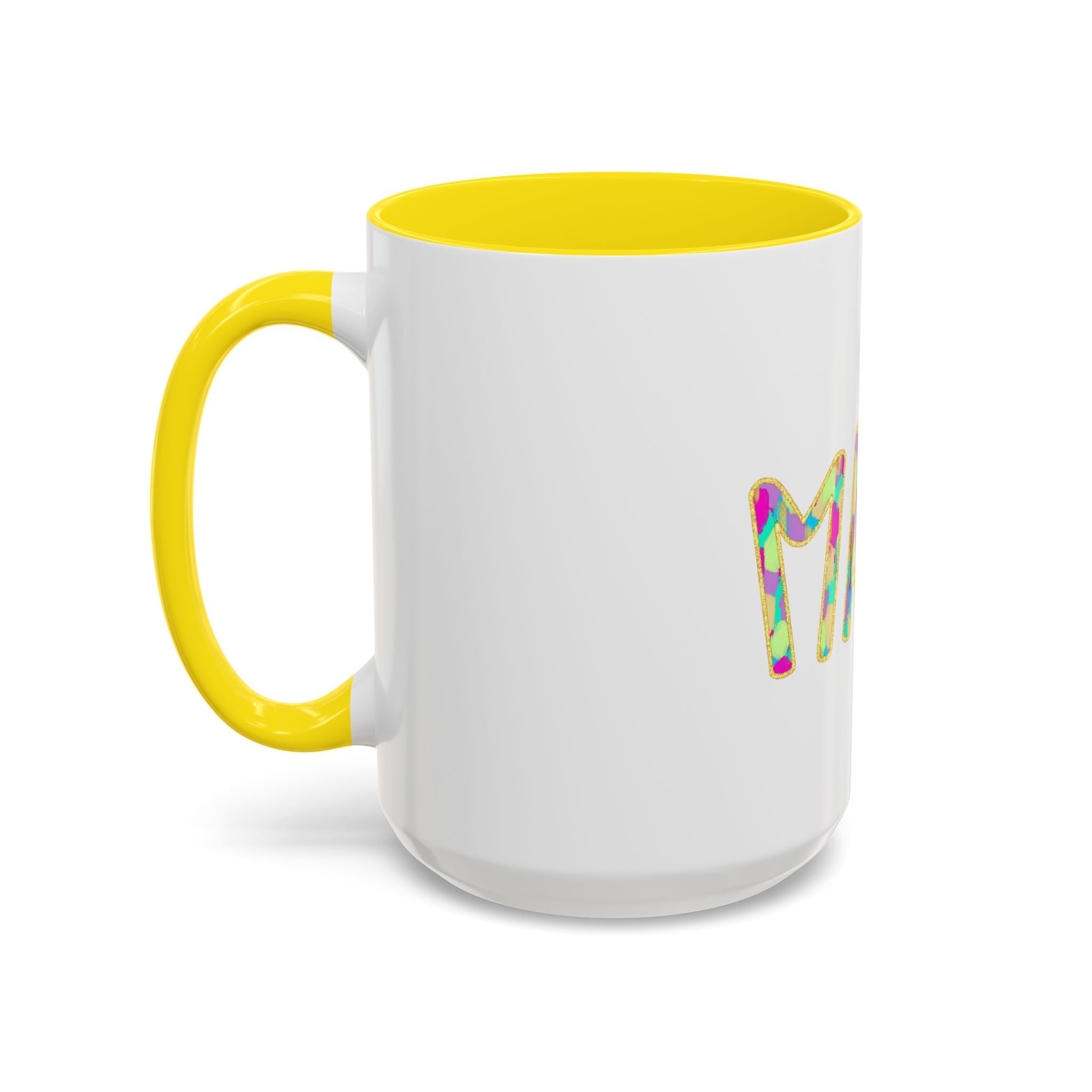 Mama Colorful Confetti Accent Coffee Mug — 11/15oz