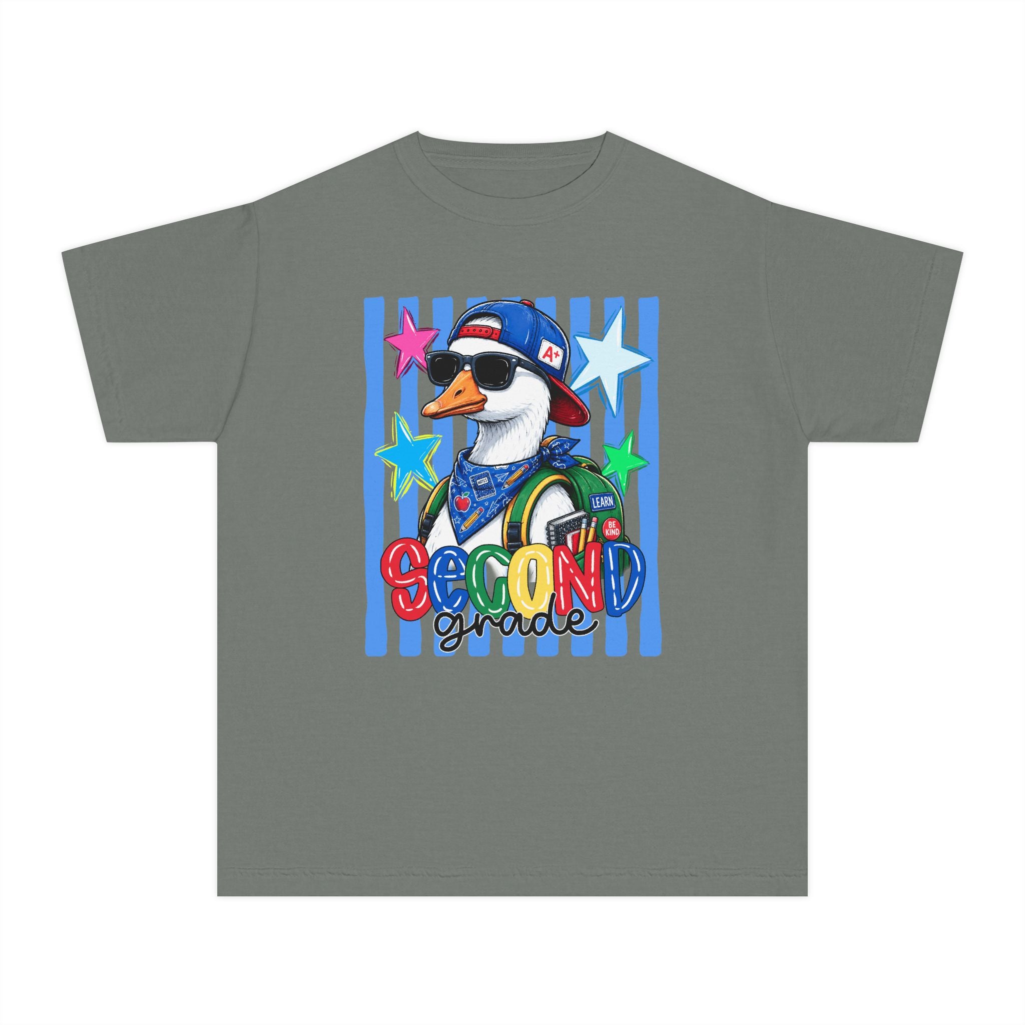 Second Grade' Cool Boy Duck Back-to-School Shirt