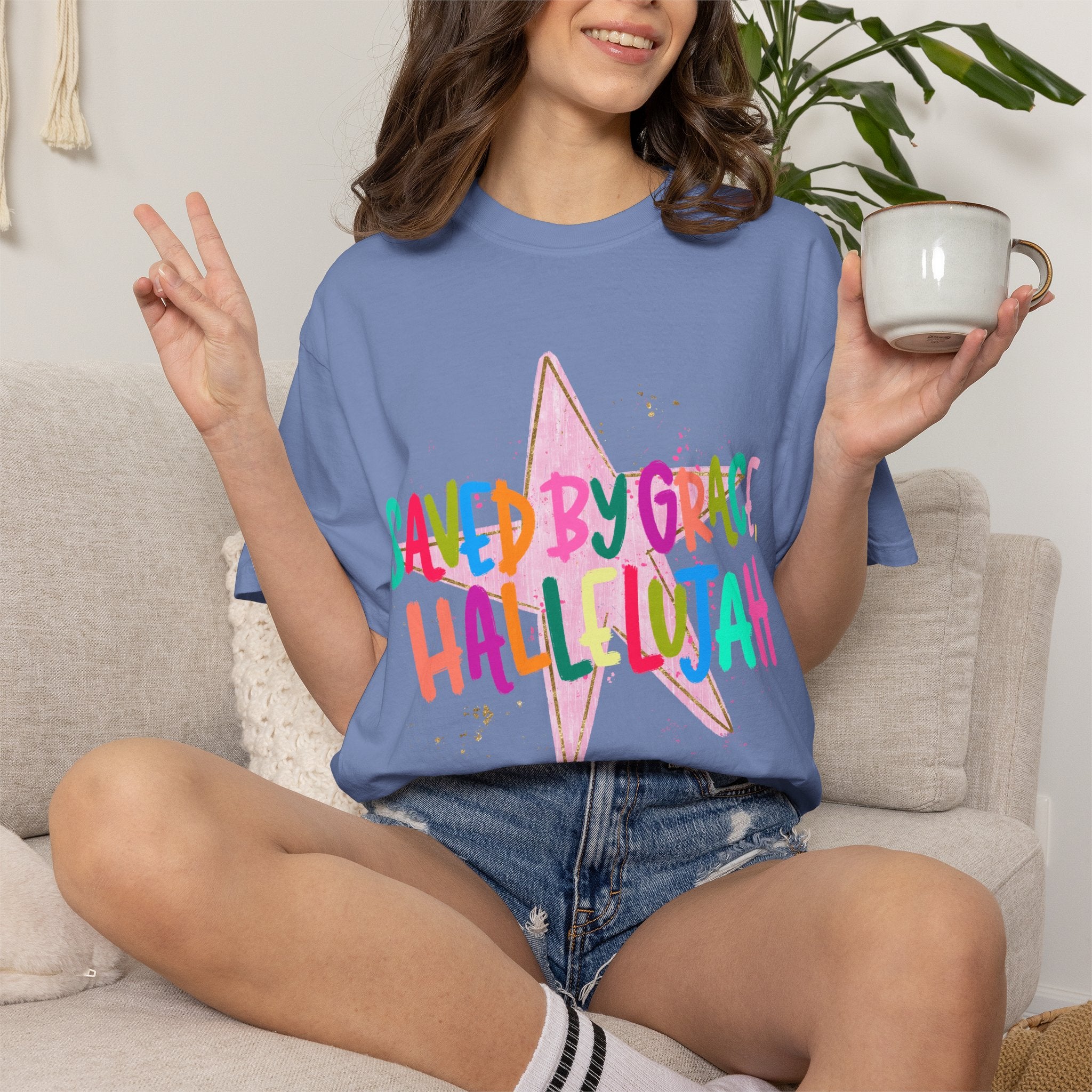 Saved by Grace Hallelujah T-Shirt