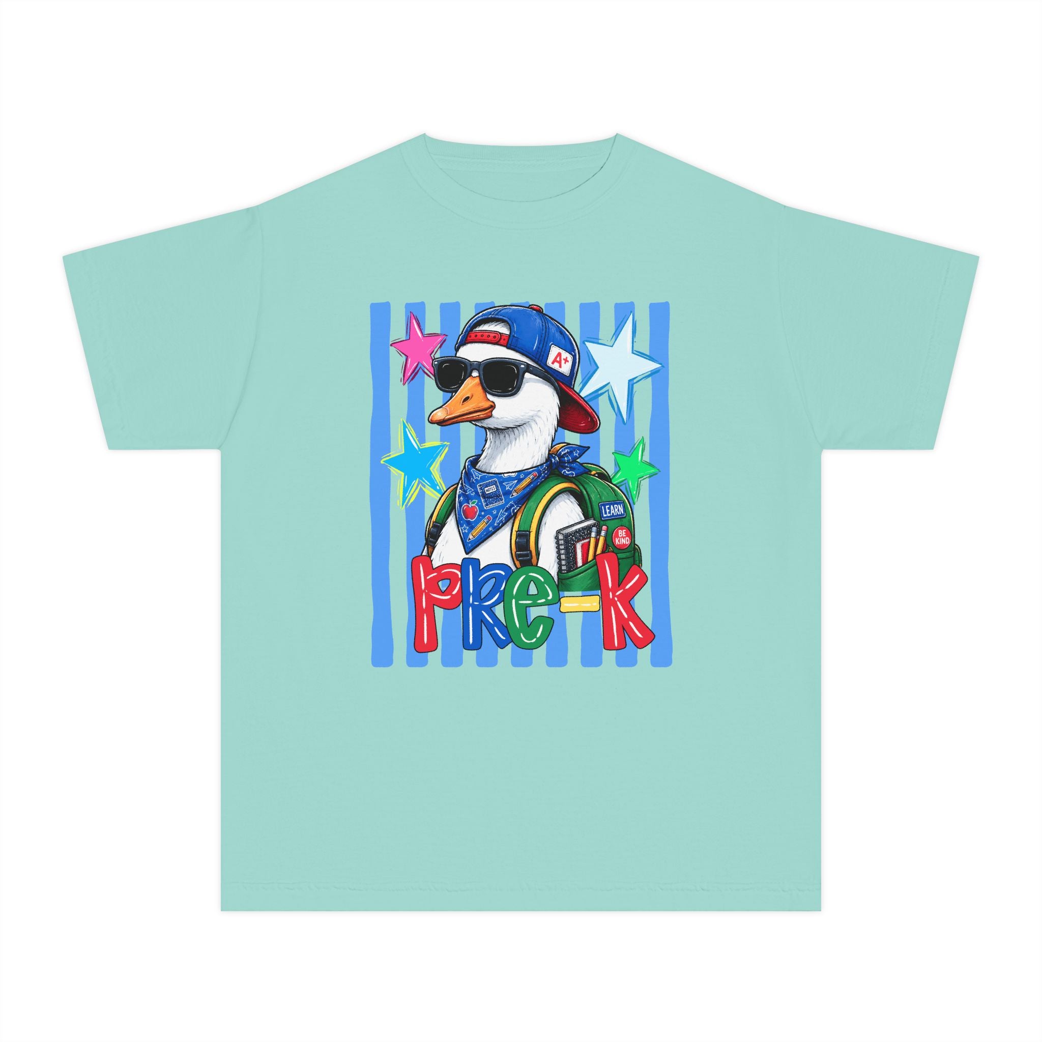 Pre-K Boy Duck Youth T‑Shirt - Cute Back-to-School Shirt for Preschoolers