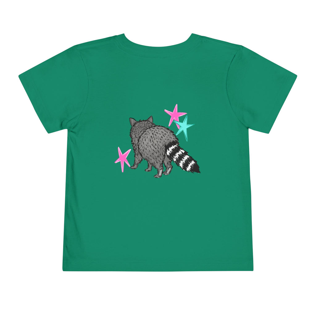 Toddler Tee — "See Ya Soon" Raccoon Graphic Shirt