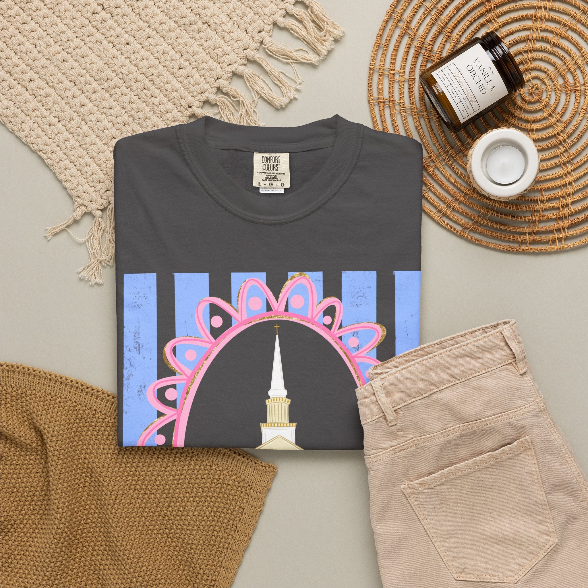 Pastel Chapel Illustration Tee