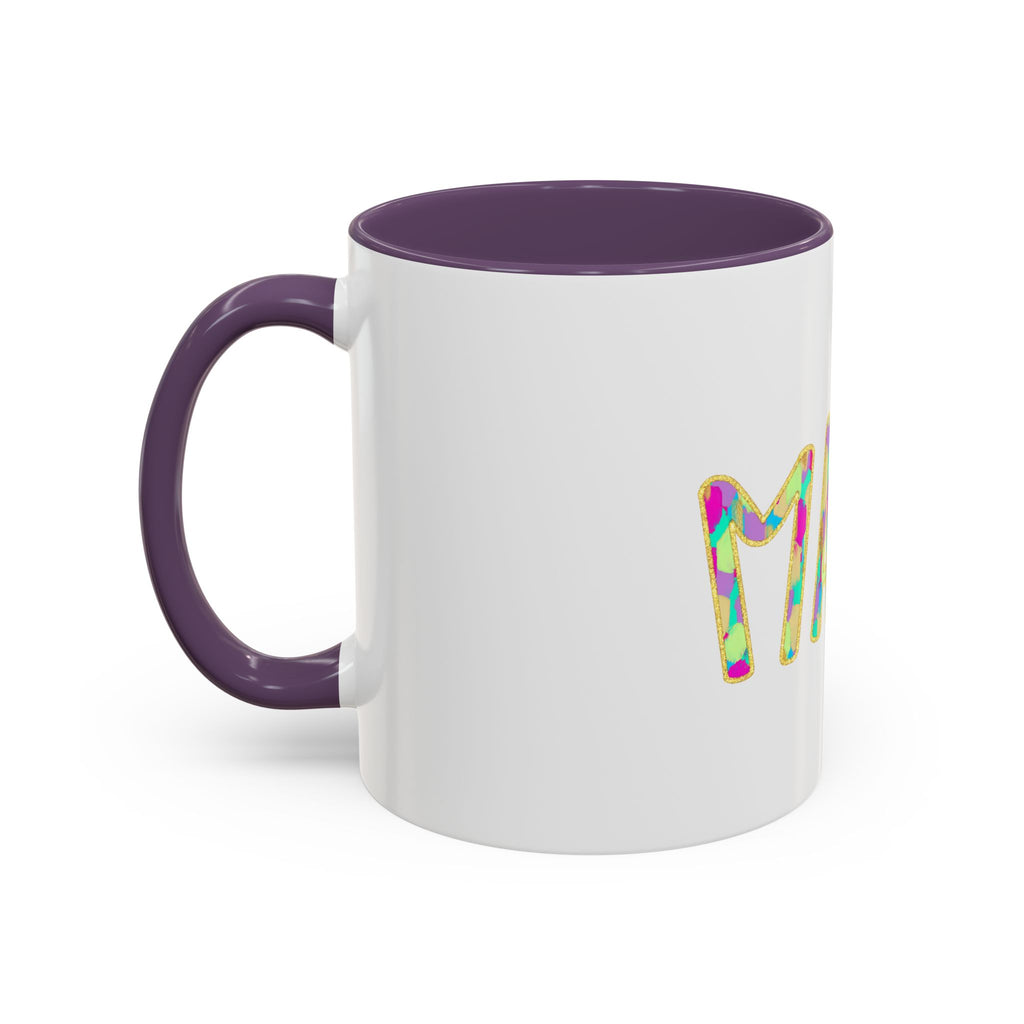 Mama Colorful Confetti Accent Coffee Mug — 11/15oz