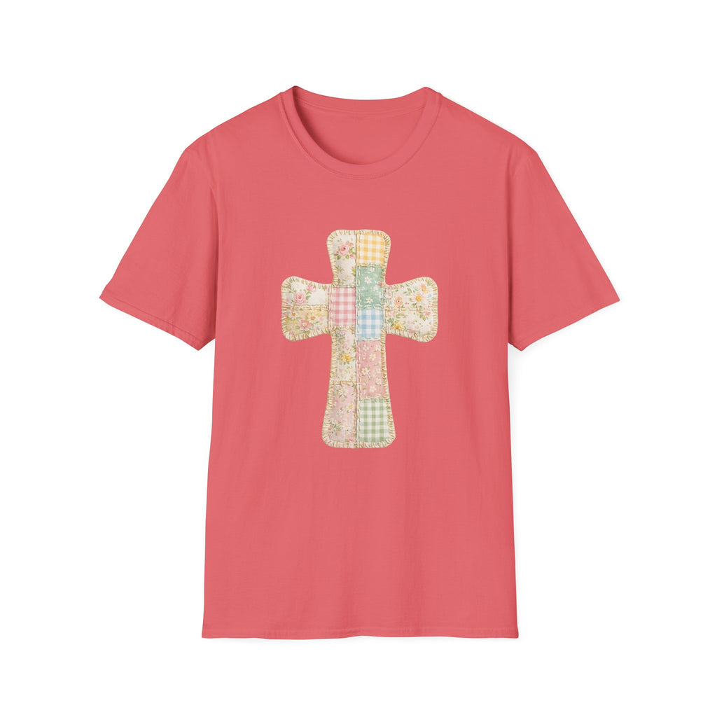 Patchwork Cross - Gildan Soft Style
