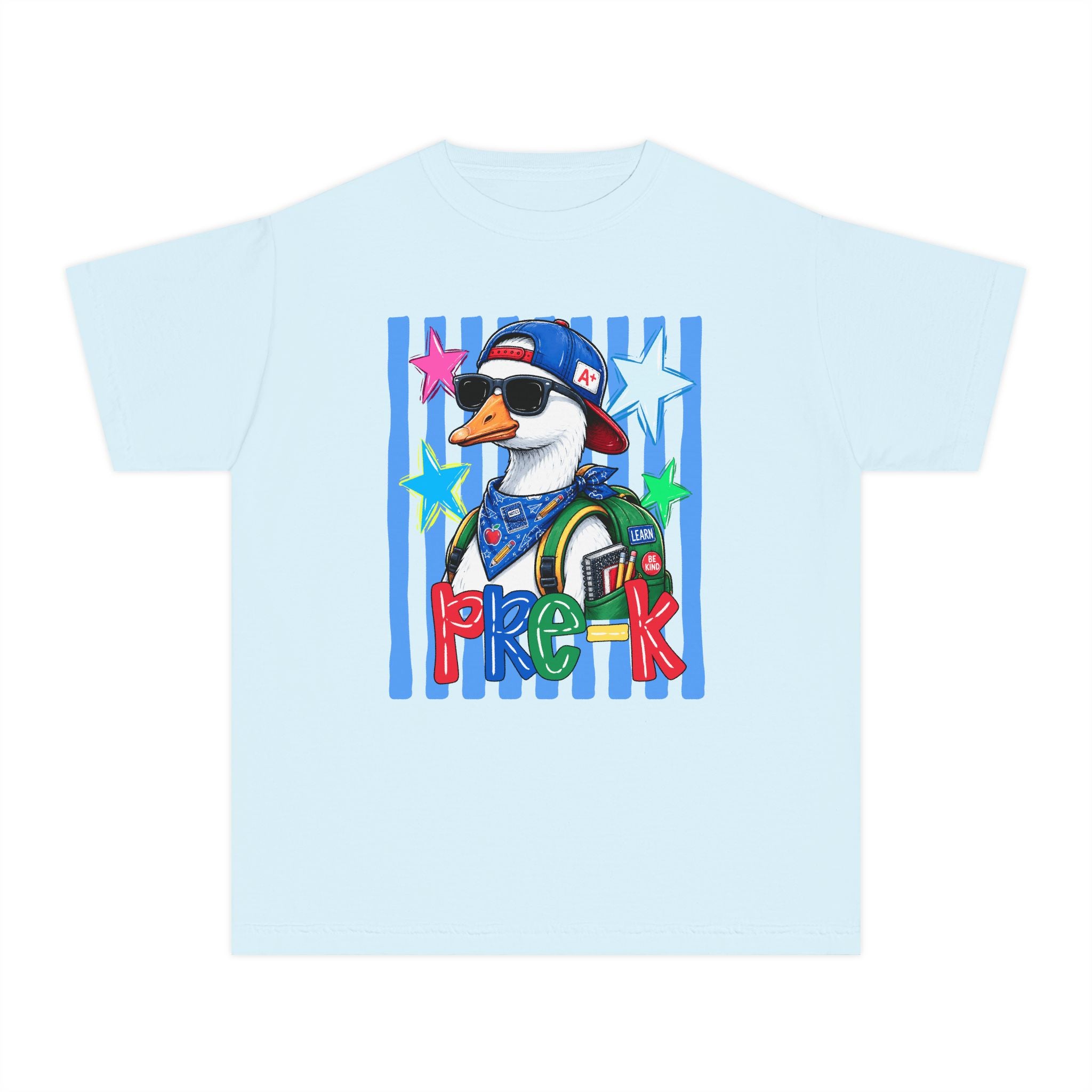 Pre-K Boy Duck Youth T‑Shirt - Cute Back-to-School Shirt for Preschoolers