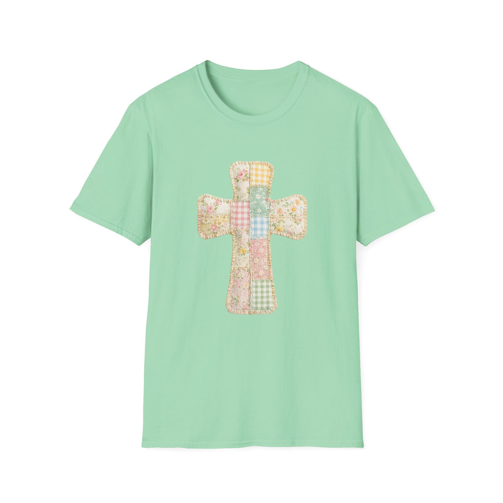 Patchwork Cross - Gildan Soft Style
