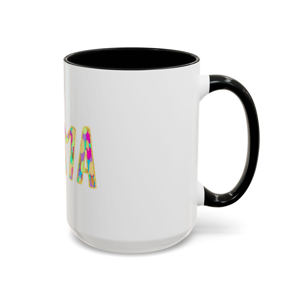 Mama Colorful Confetti Accent Coffee Mug — 11/15oz