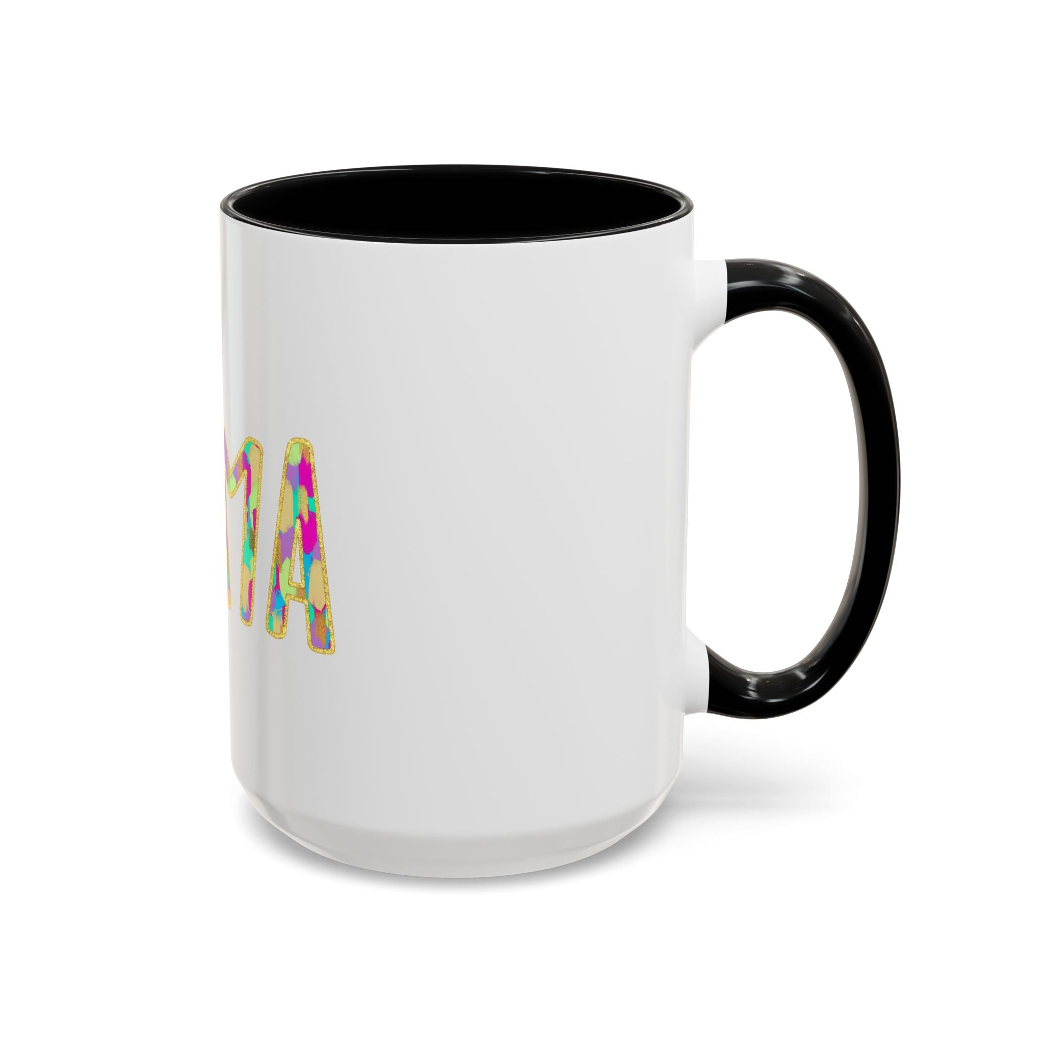 Mama Colorful Confetti Accent Coffee Mug — 11/15oz