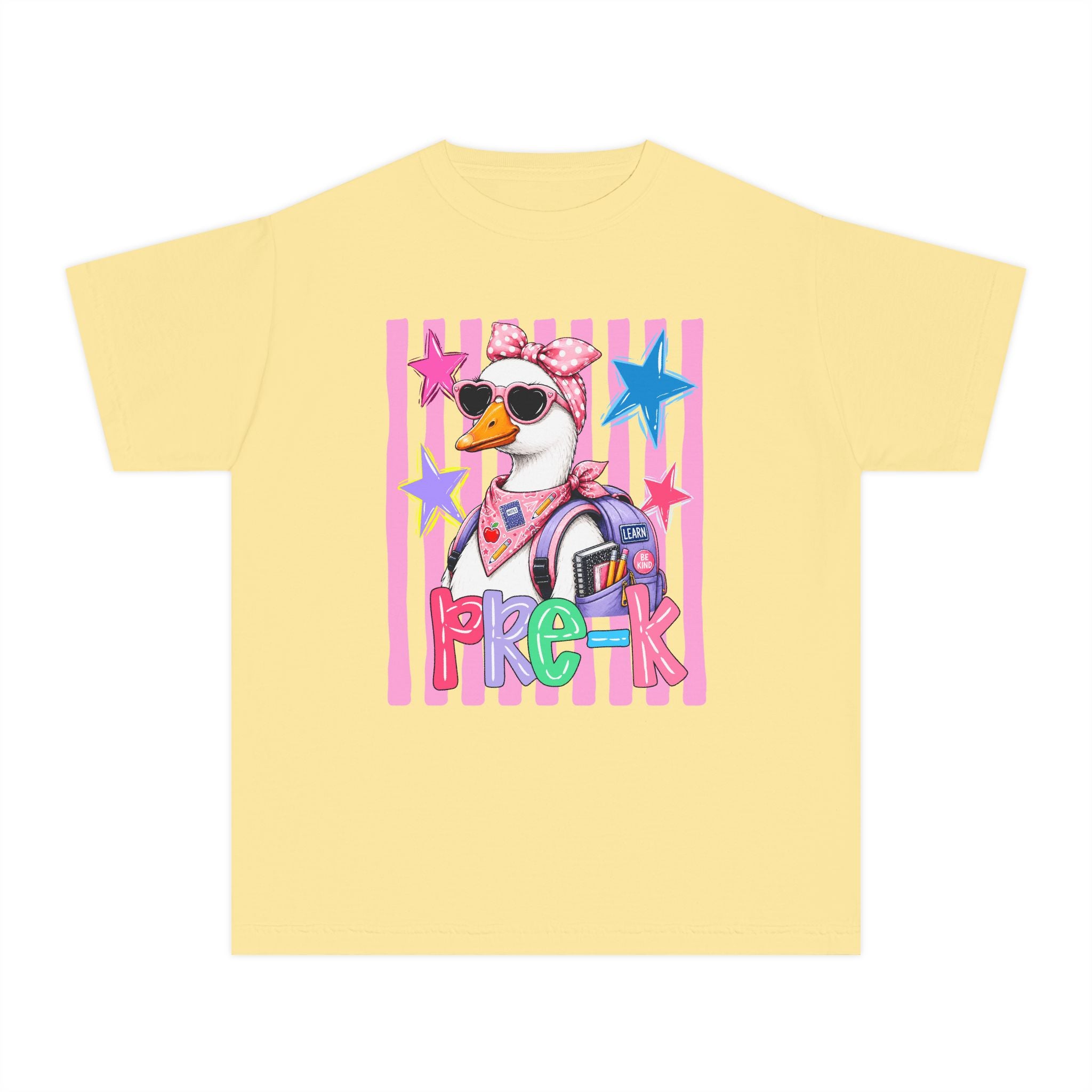 Pre-K Girl Duck Kids Tee — Cute Back-to-School Preschool Shirt