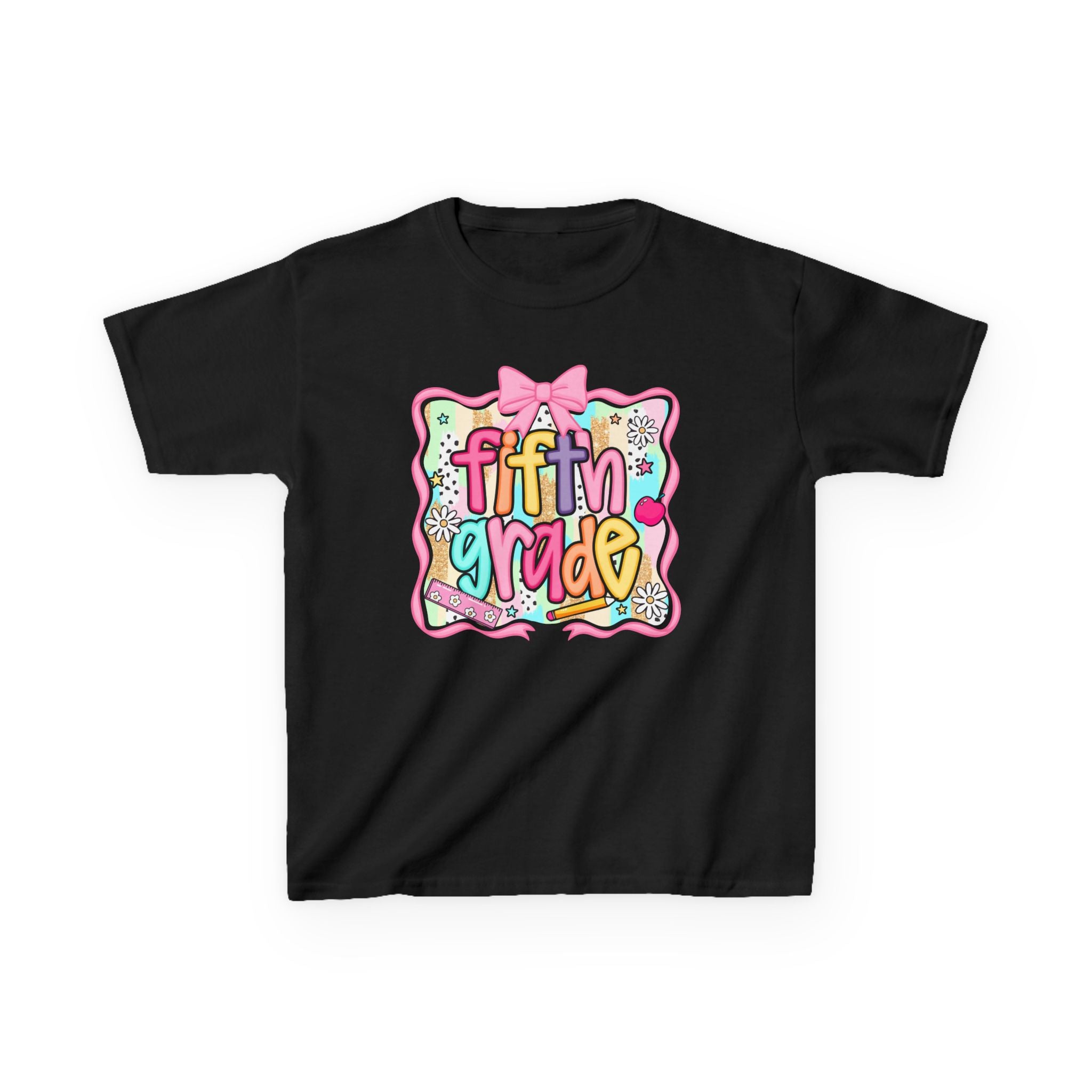 Fifth Grade Kids T-Shirt — Colorful Back-to-School Classroom Tee