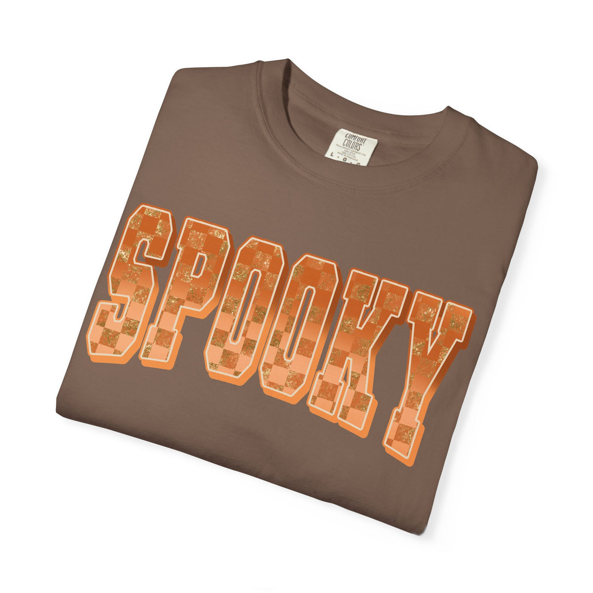 Spooky Pumpkin Check T-Shirt