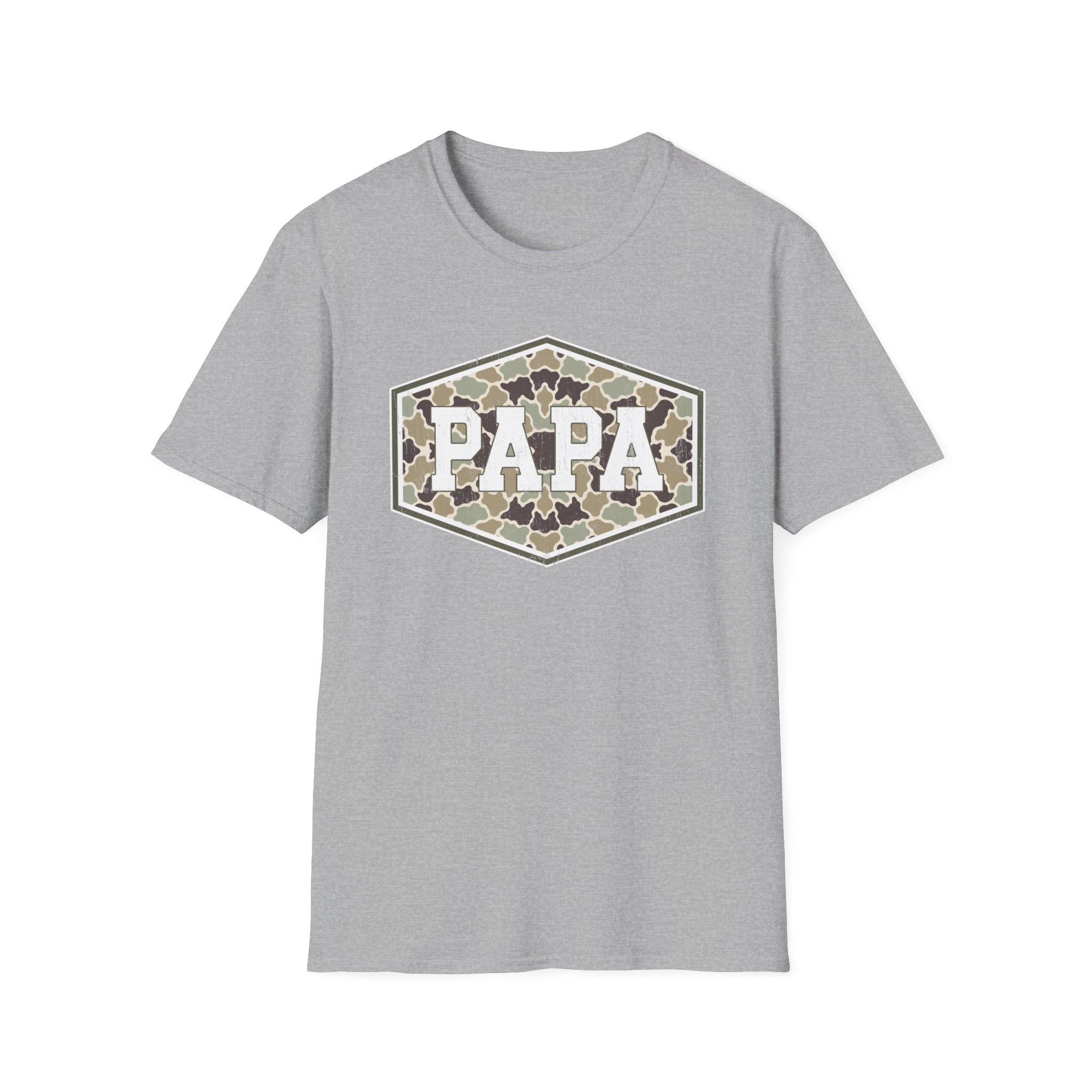 Papa Camo - Gildan Soft Style