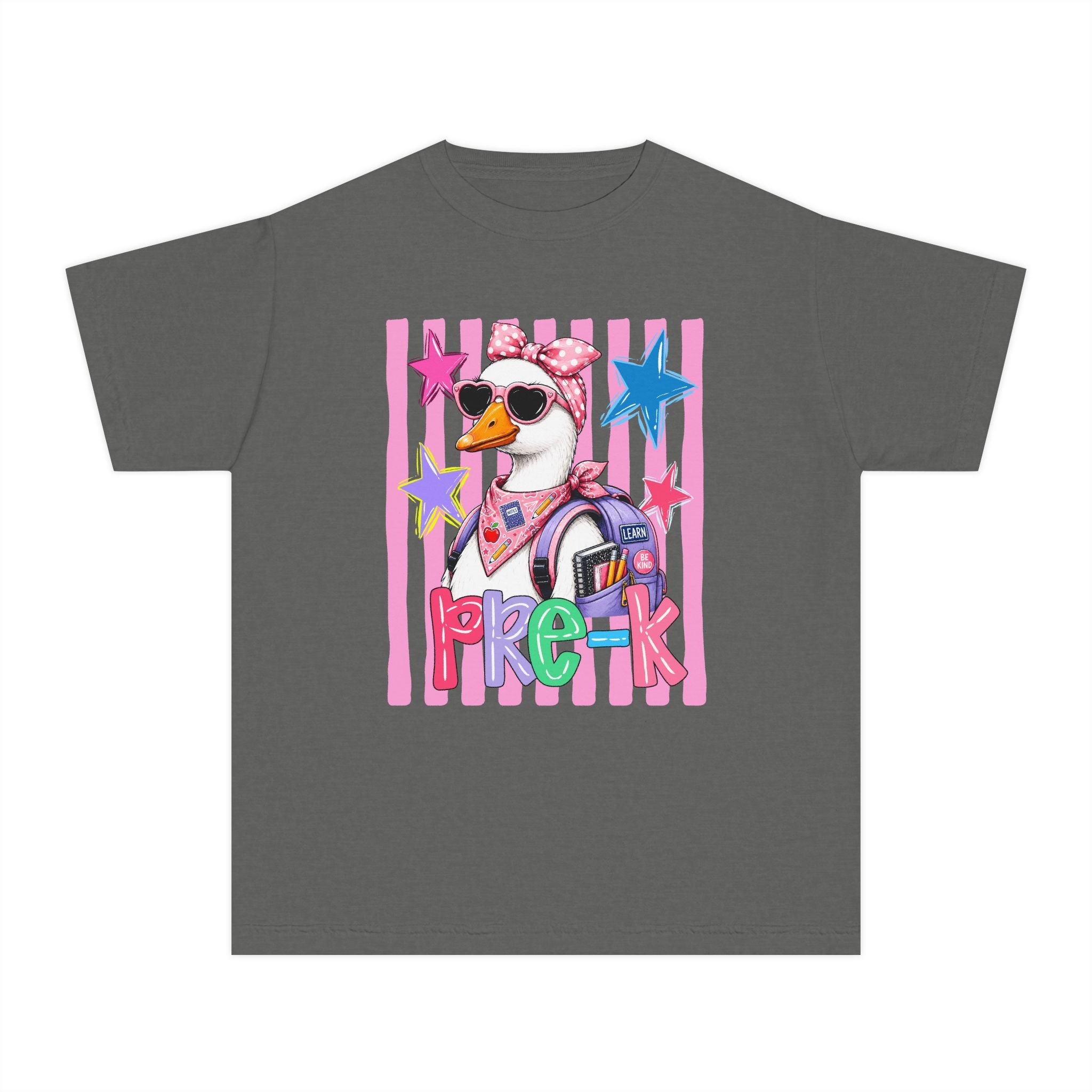 Pre-K Girl Duck Kids Tee — Cute Back-to-School Preschool Shirt
