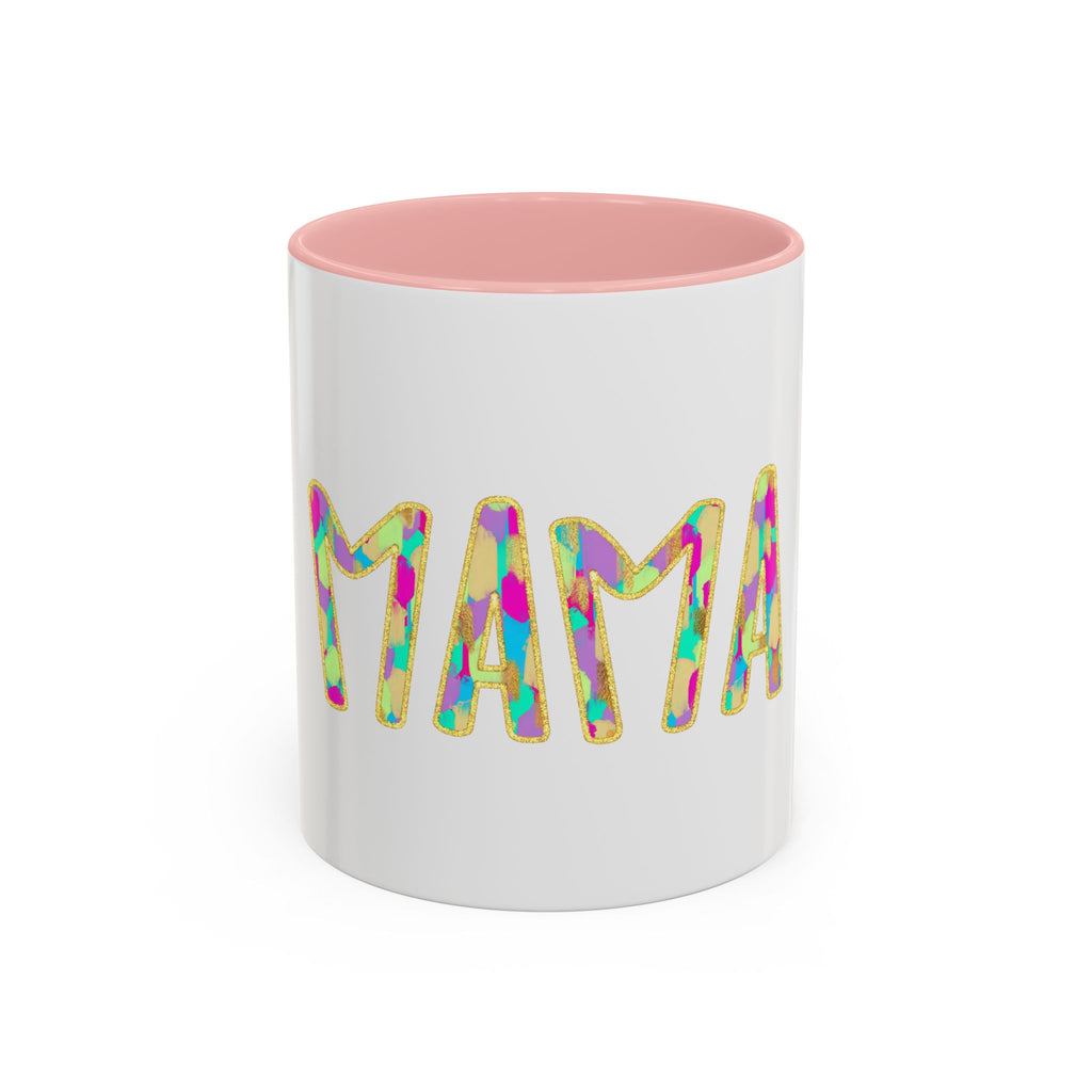 Mama Colorful Confetti Accent Coffee Mug — 11/15oz