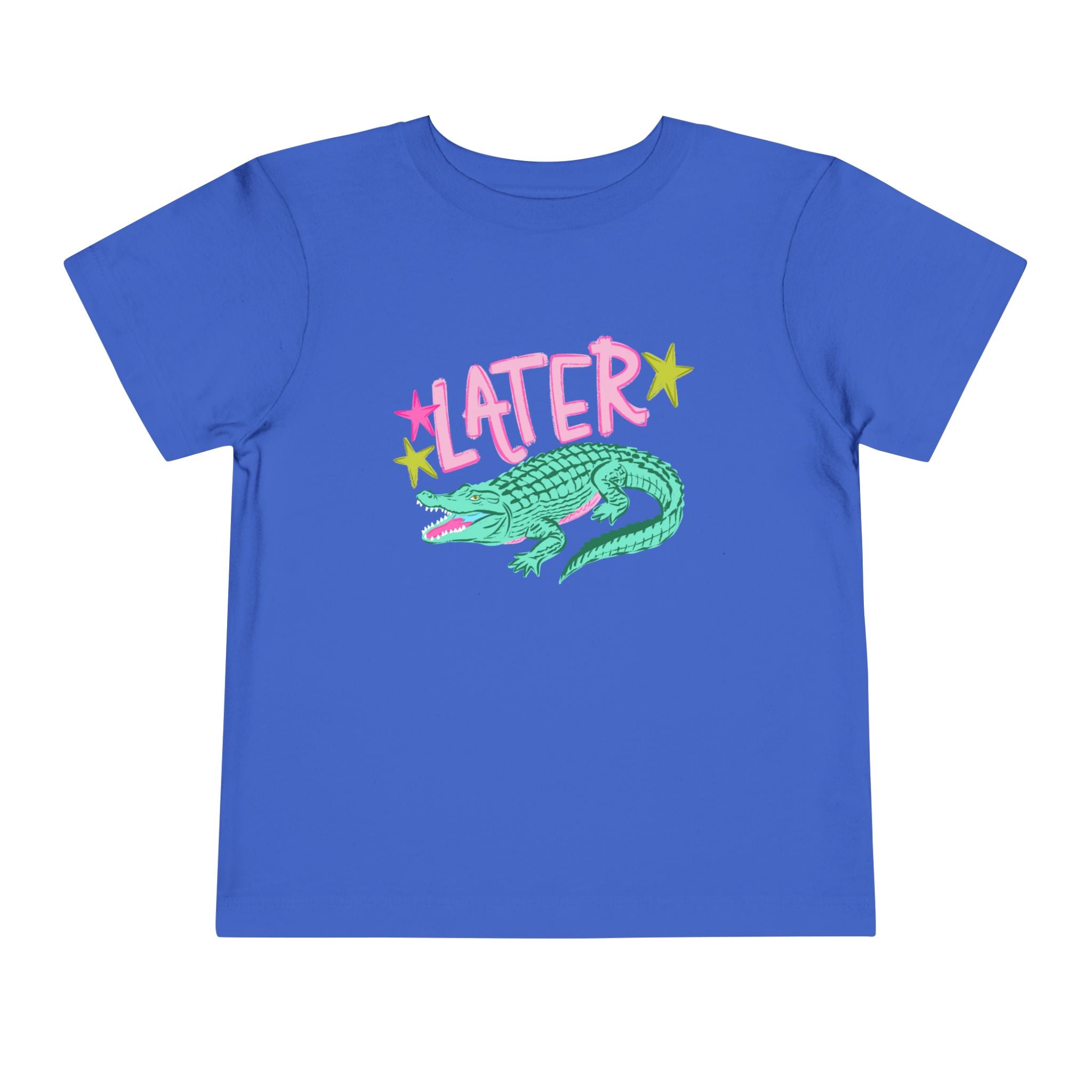 Toddler Tee — 'Later/After While' Cute Crocodile Graphic Shirt