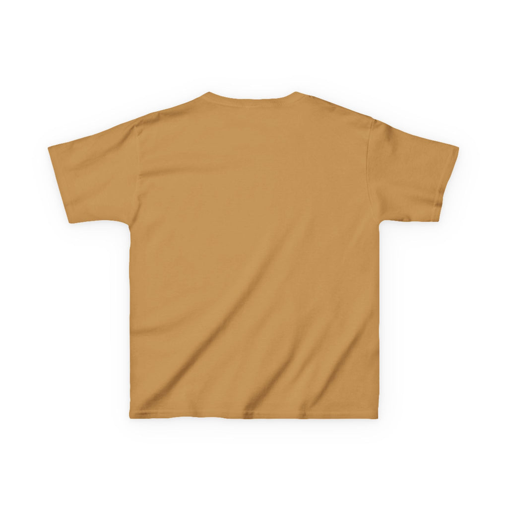 Kinder Camo Kids Tee — 'Kinder' Hex Badge Graphic T-Shirt for Children