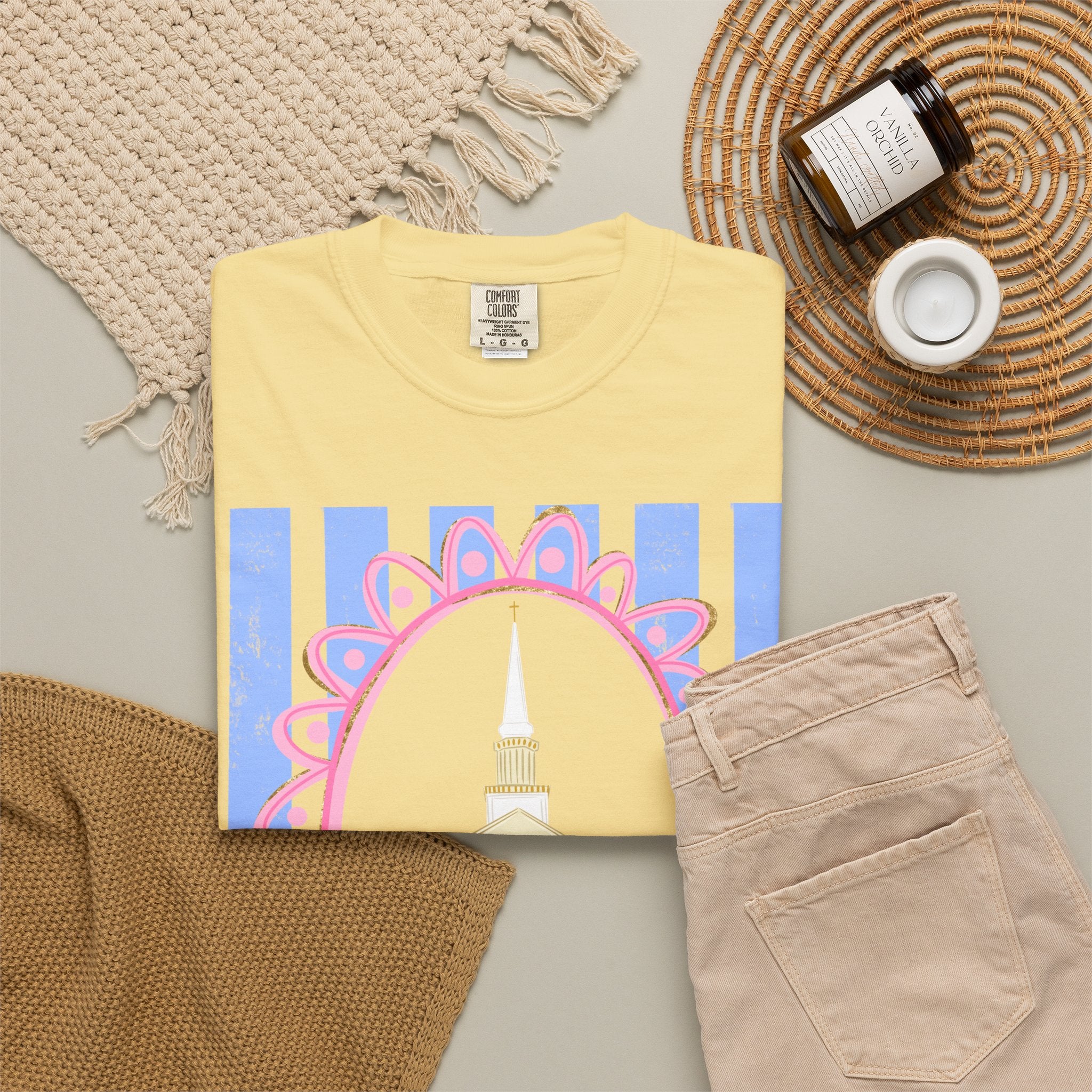 Pastel Chapel Illustration Tee