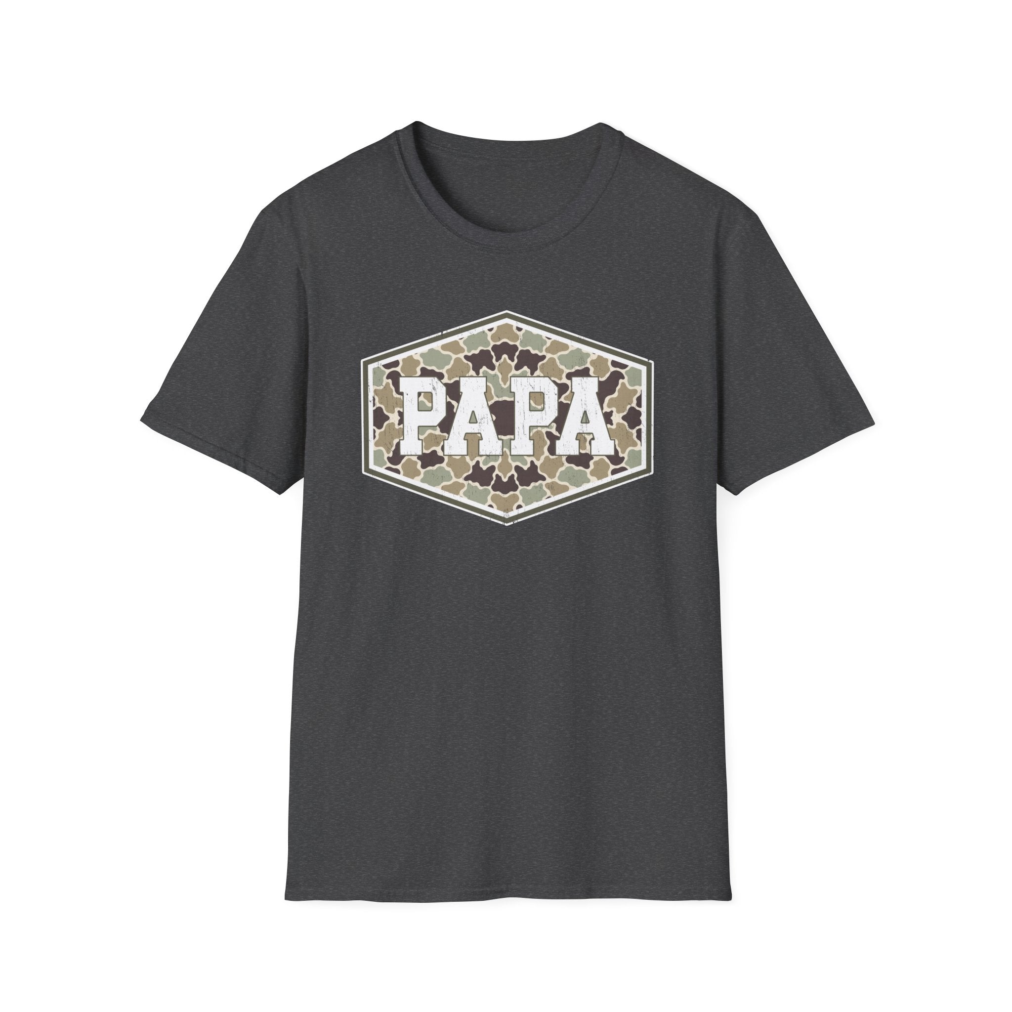 Papa Camo - Gildan Soft Style