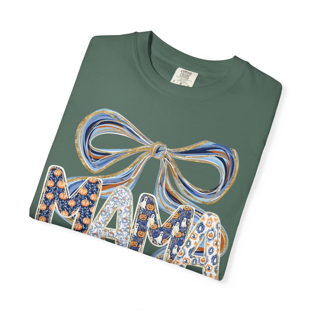 Fall Pumpkin Mama Bow - Comfort Color
