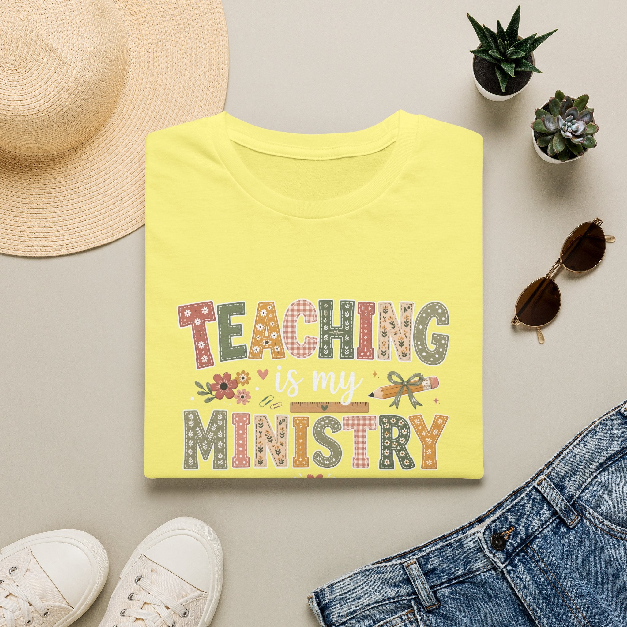Teaching Is My Ministry T-Shirt — Christian Teacher Gifts, Faith-Based Classroom Tee
