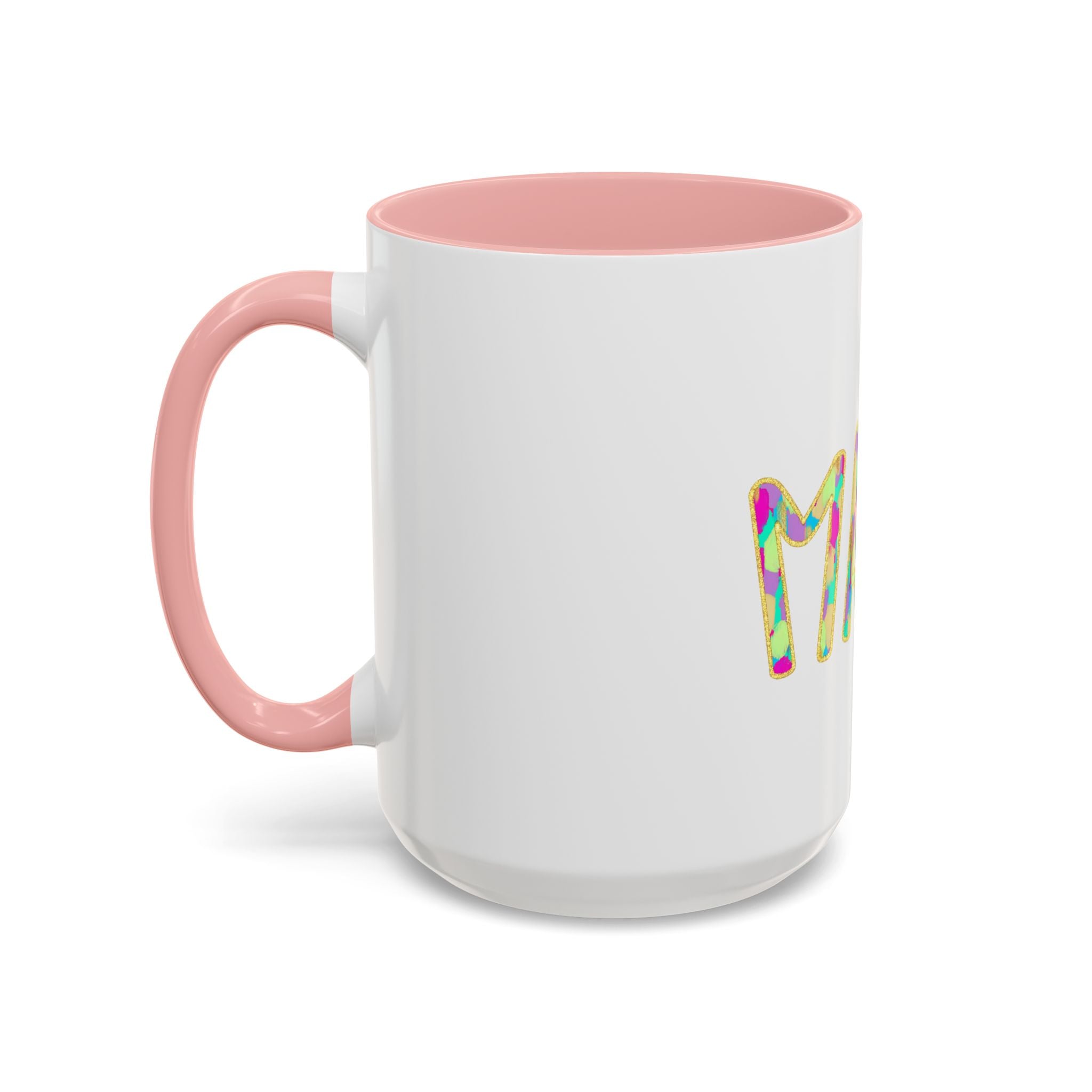 Mama Colorful Confetti Accent Coffee Mug — 11/15oz