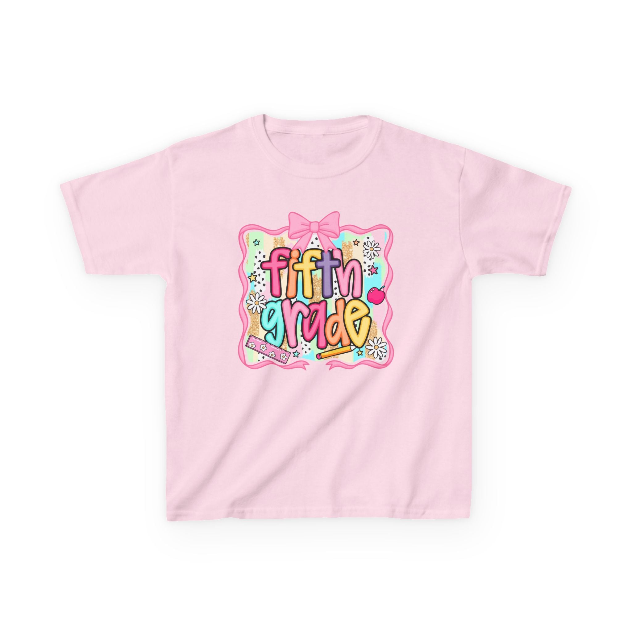 Fifth Grade Kids T-Shirt — Colorful Back-to-School Classroom Tee
