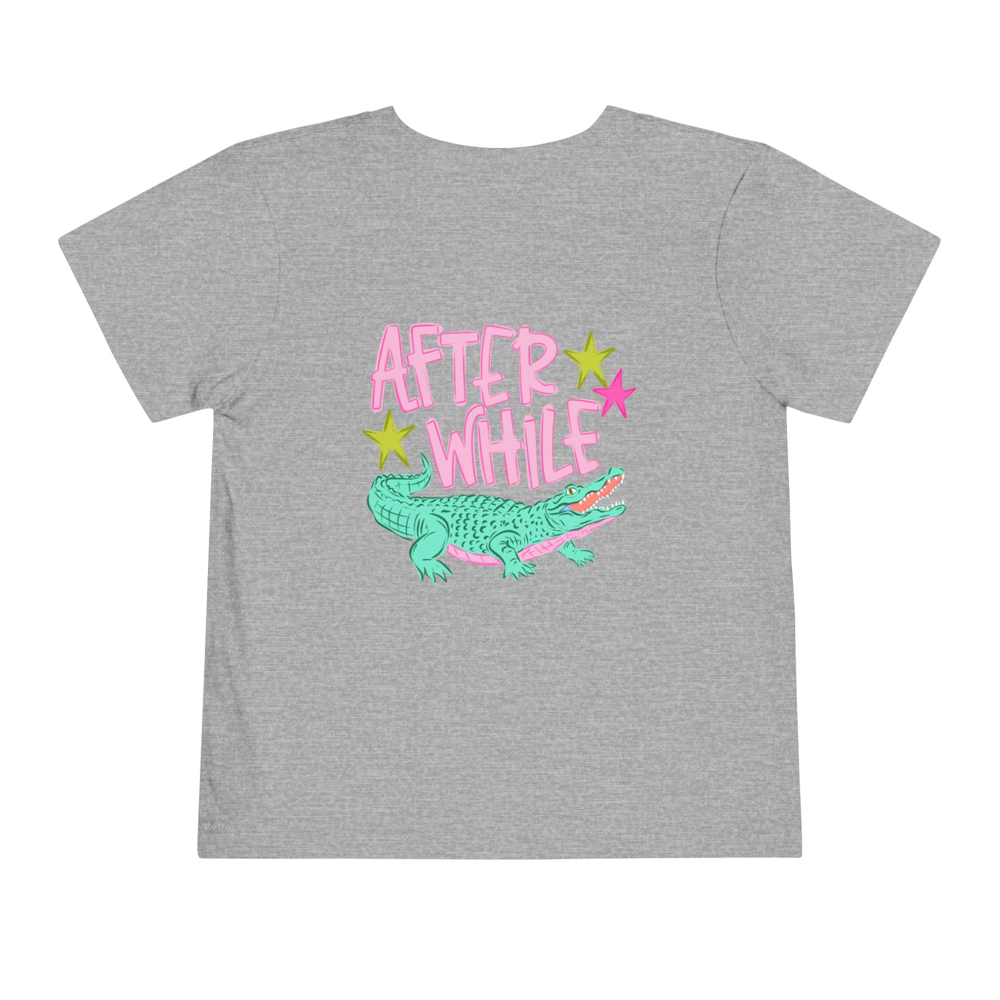 Toddler Tee — 'Later/After While' Cute Crocodile Graphic Shirt