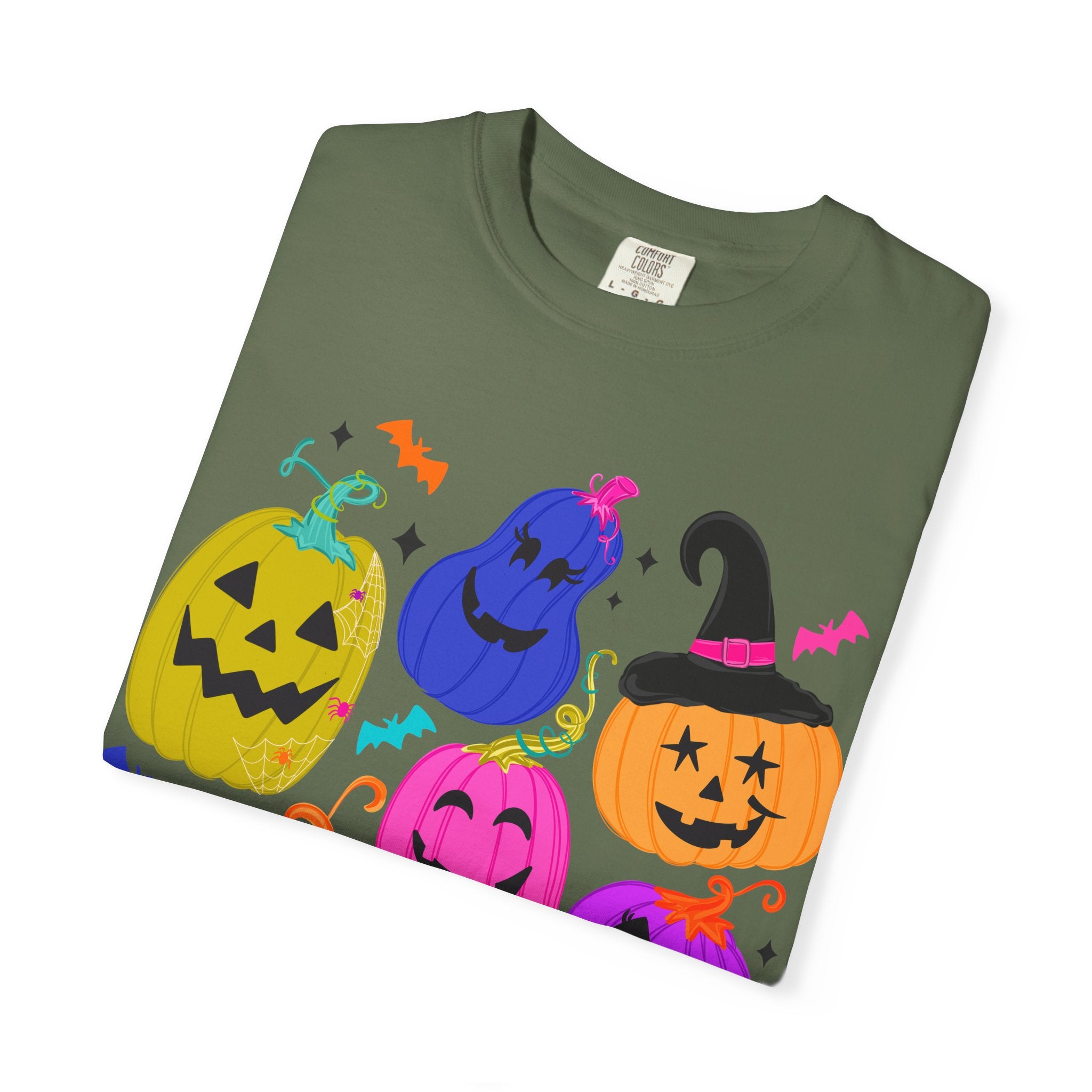 Colorful Jack-O'-Lantern Halloween T-Shirt