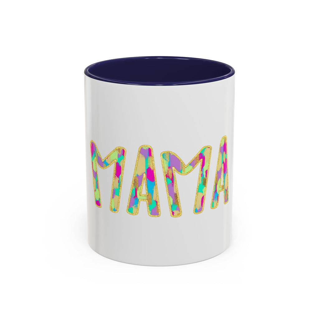 Mama Colorful Confetti Accent Coffee Mug — 11/15oz