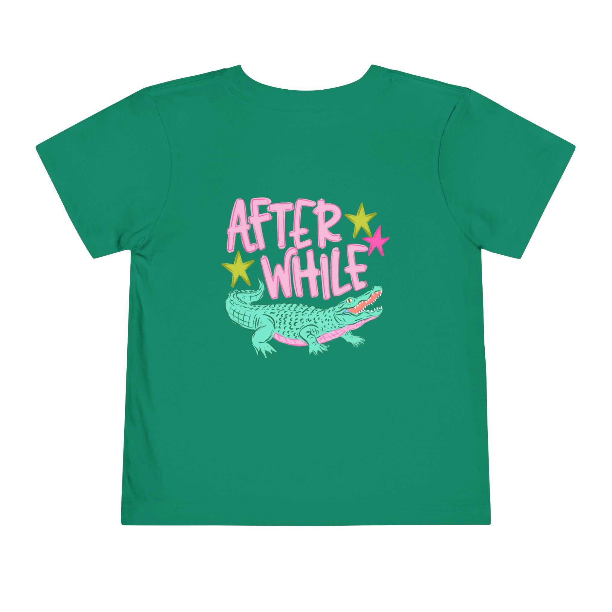 Toddler Tee — 'Later/After While' Cute Crocodile Graphic Shirt