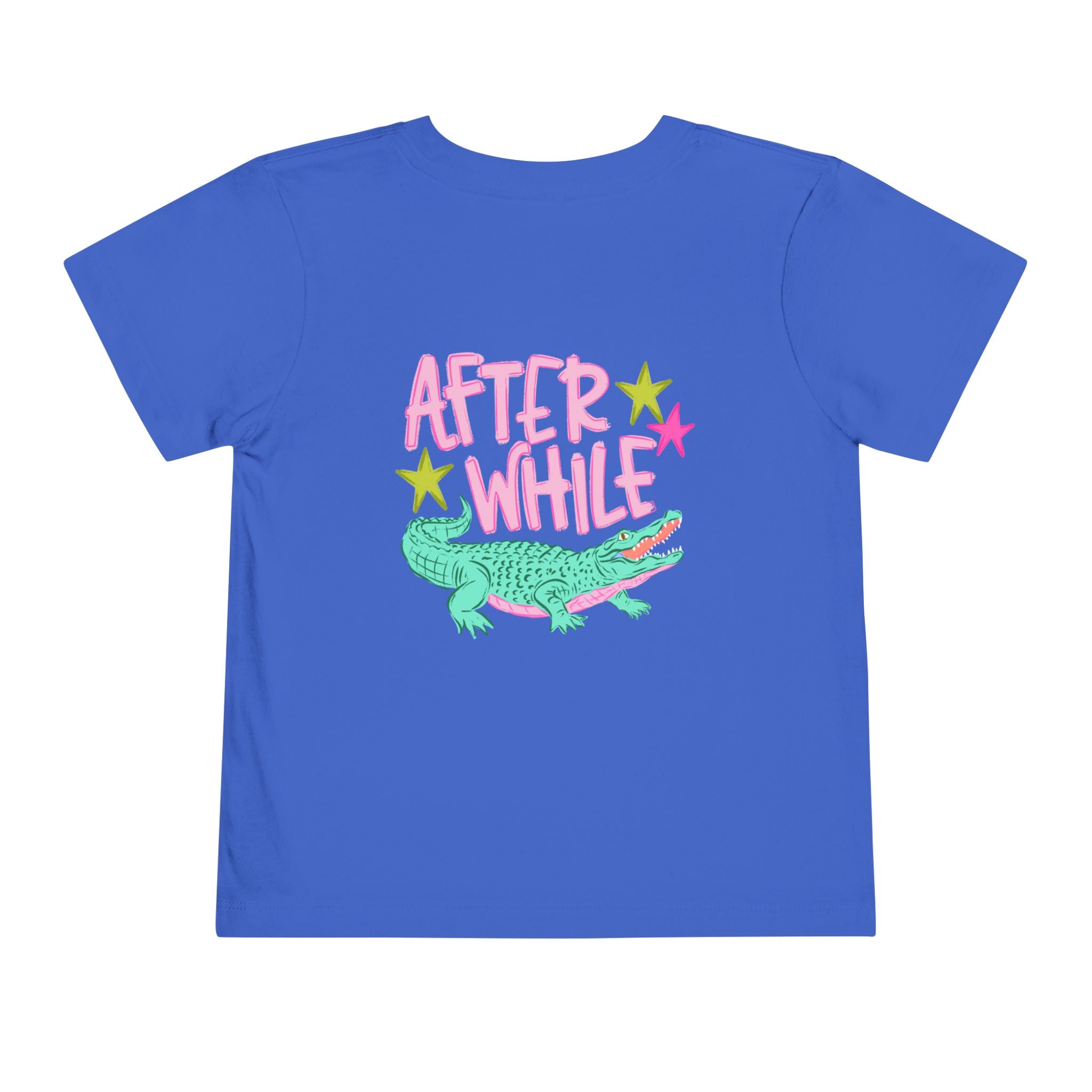 Toddler Tee — 'Later/After While' Cute Crocodile Graphic Shirt
