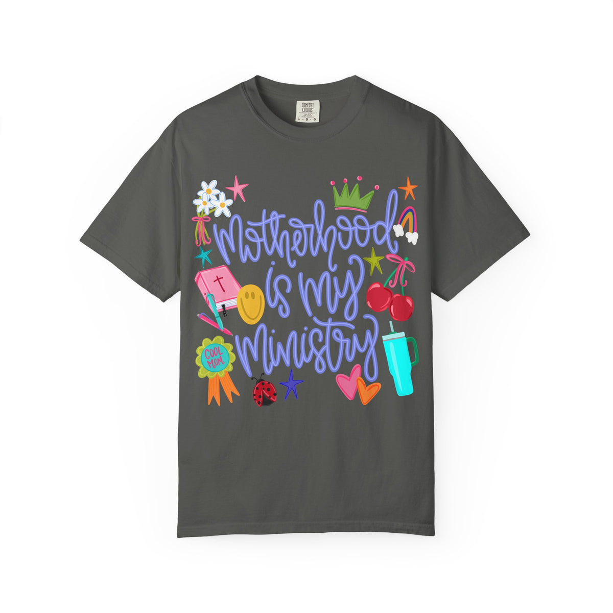 Motherhood is my Ministry purple font