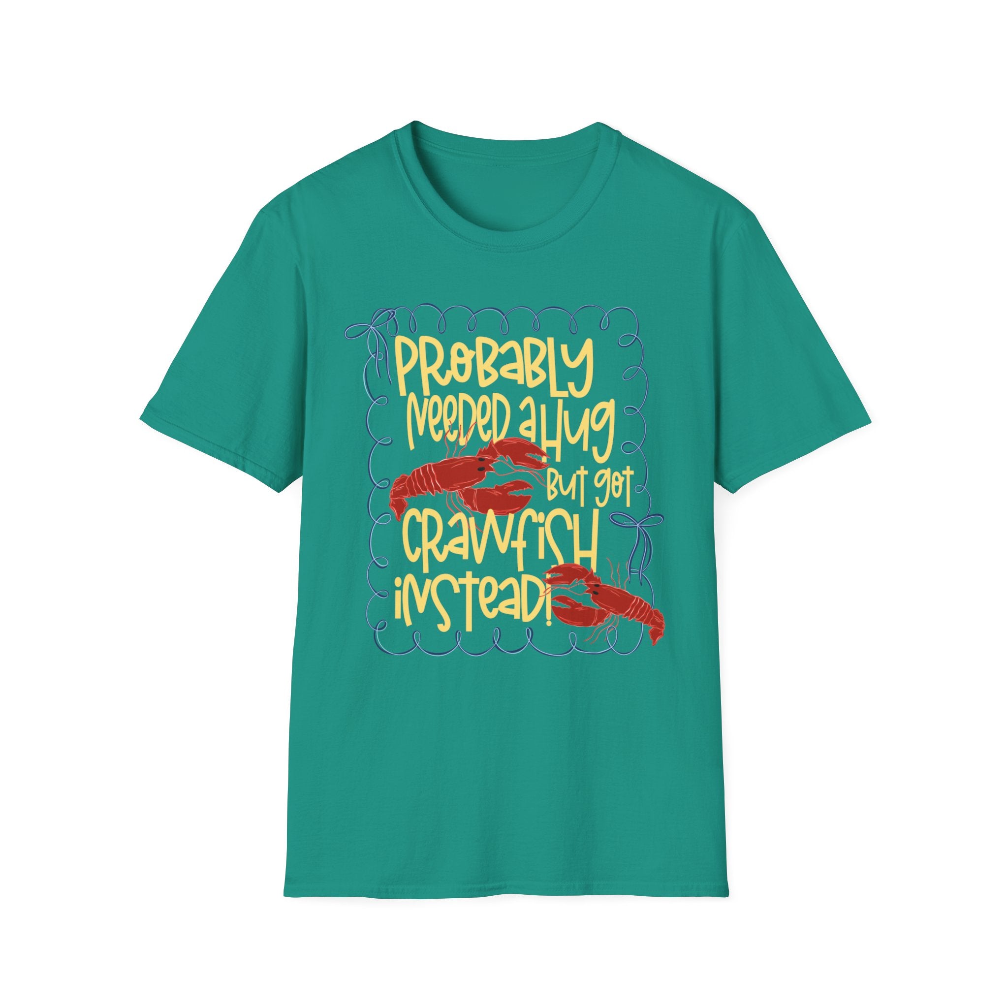Probably Needed A Hug T-Shirt — Cute Lobster Graphic, Funny Self-Care Tee