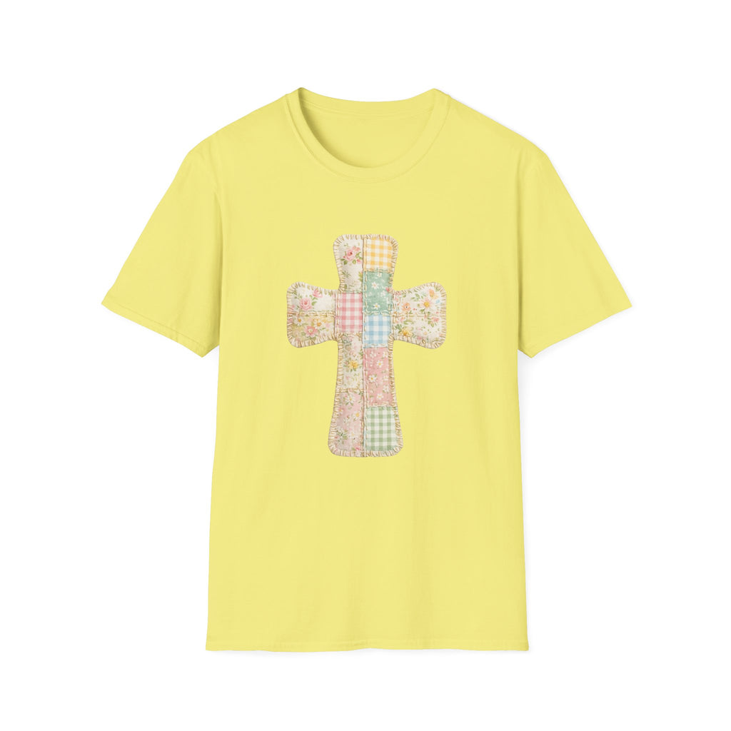 Patchwork Cross - Gildan Soft Style