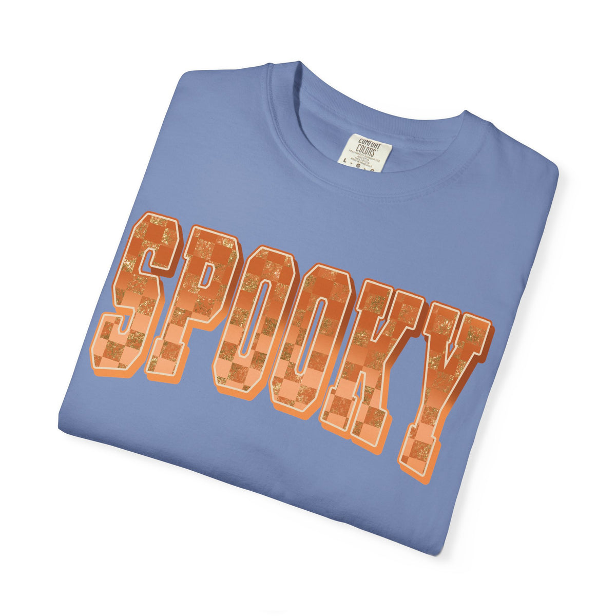 Spooky Pumpkin Check T-Shirt