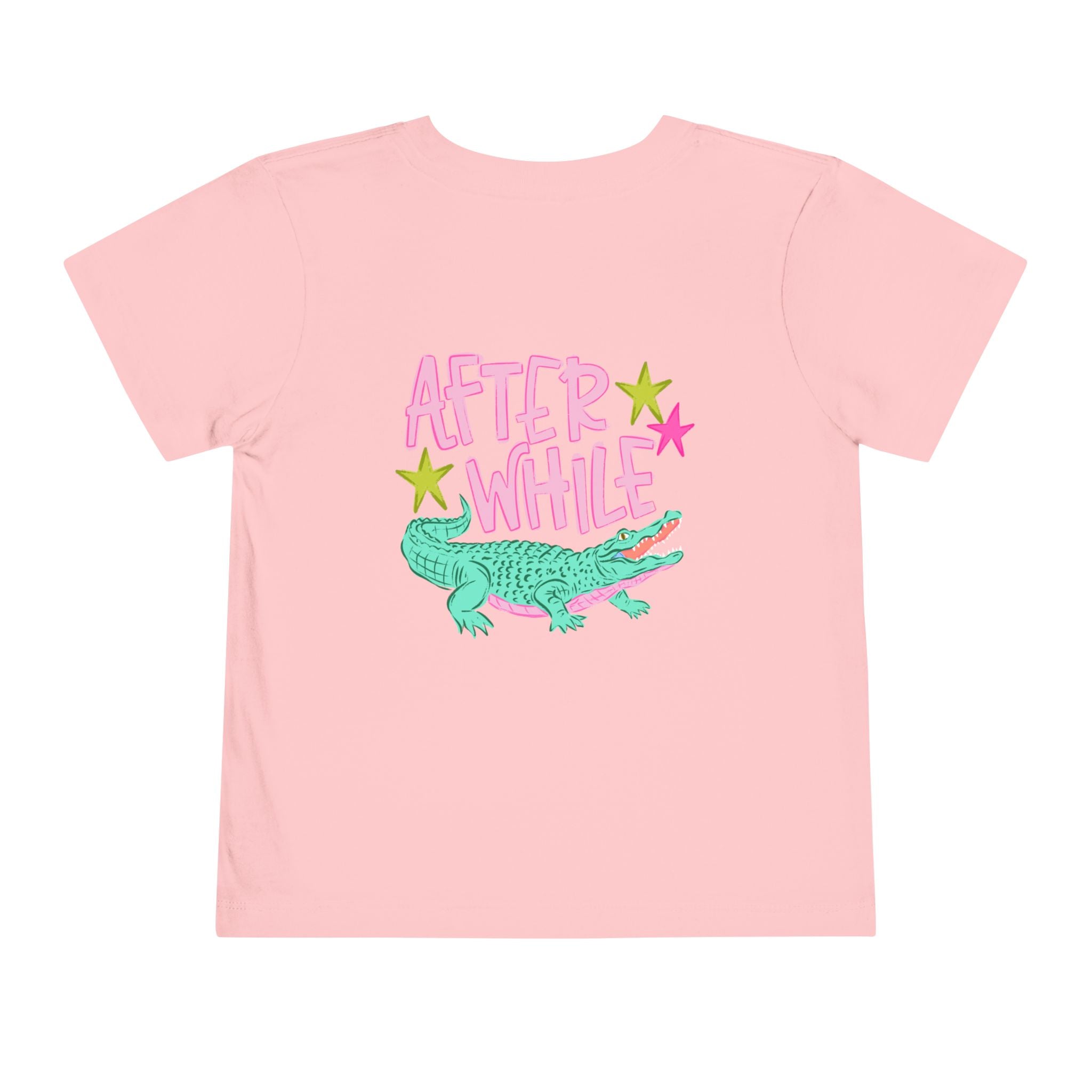 Toddler Tee — 'Later/After While' Cute Crocodile Graphic Shirt