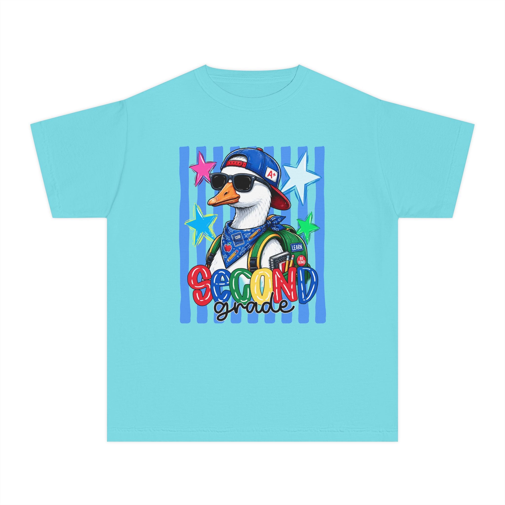 Second Grade' Cool Boy Duck Back-to-School Shirt