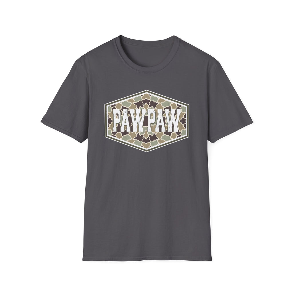 Pawpaw Camo T‑Shirt — Vintage Camouflage Grandpa Tee